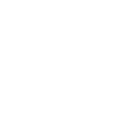 Abstract geometric design with intersecting white circles and dots on a black background.