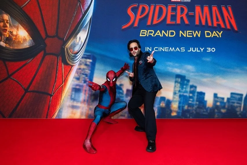 Swinging and FWIPing my way through last night&rsquo;s Sydney premiere of #SpidermanBrandNewDay! 🤘🕷️

Big thanks to my pals at @sonypicturesaus for having me! And excellent work as always from the team at @theeventdepartment 🕸️✨ keep an eye out ov