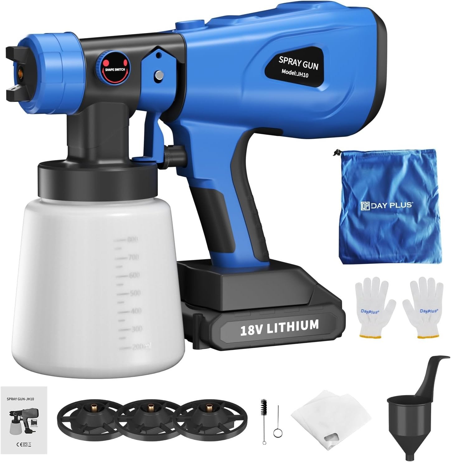 Electric Cordless Paint Spray Gun