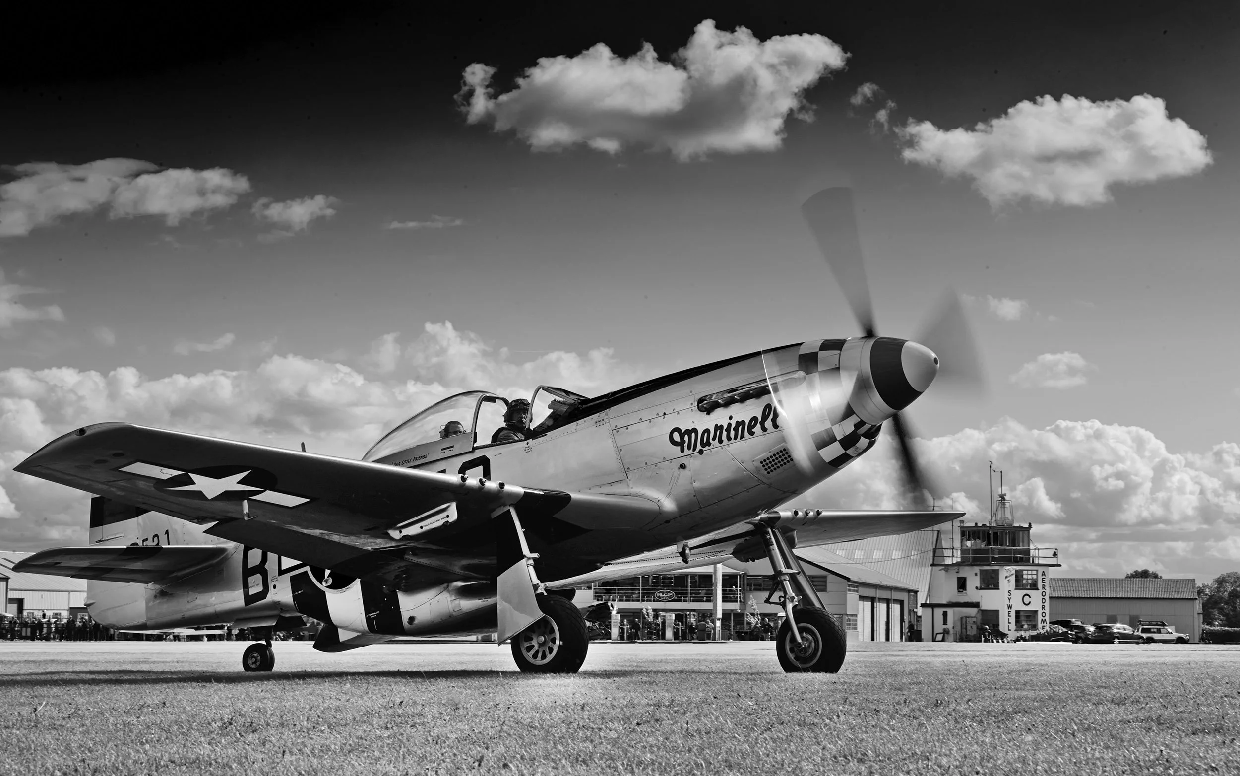 Vintage Fighter Aircraft Art Print