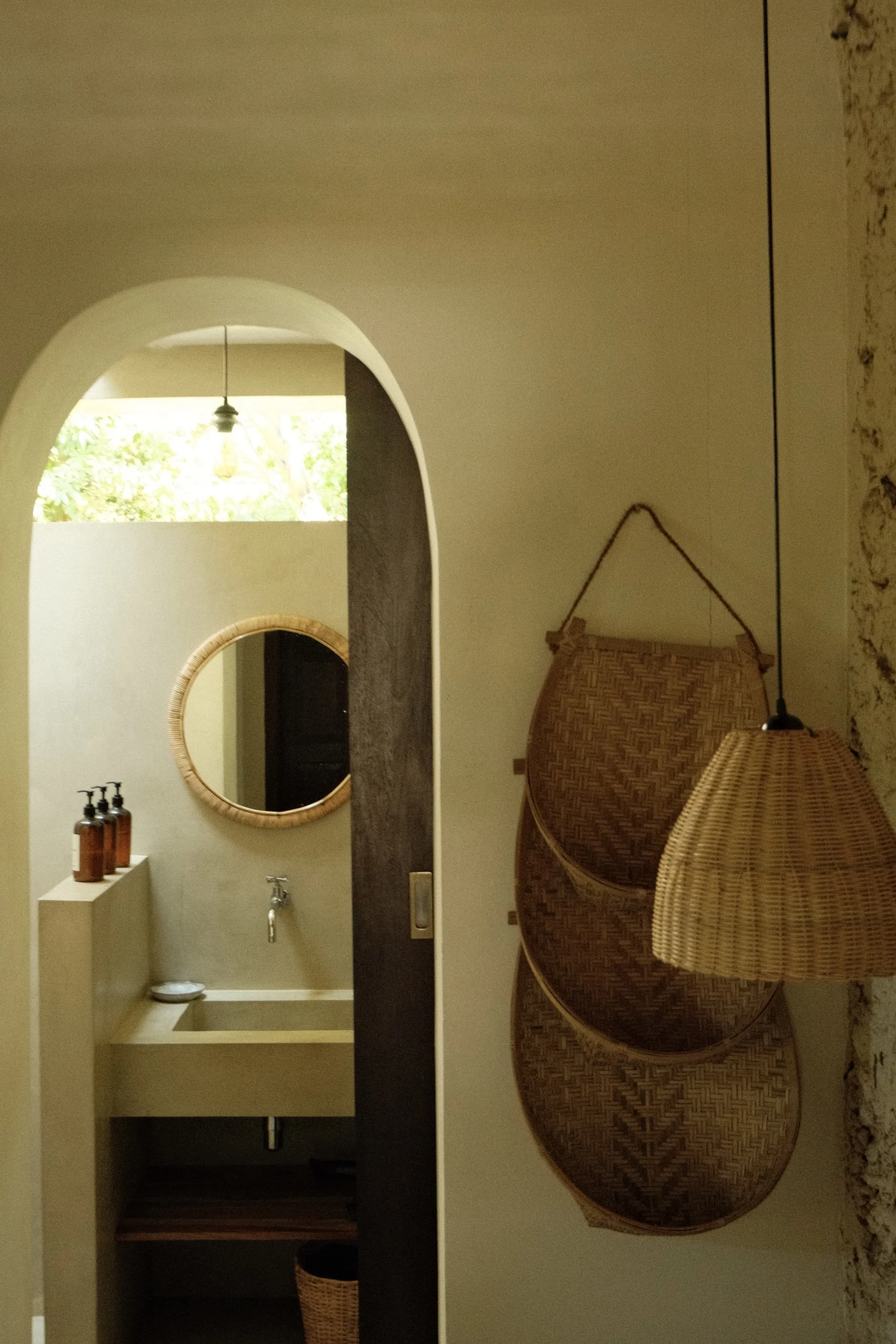 Private room accommodation at the Sorelle retreat in Sri Lanka’s south coast villa.