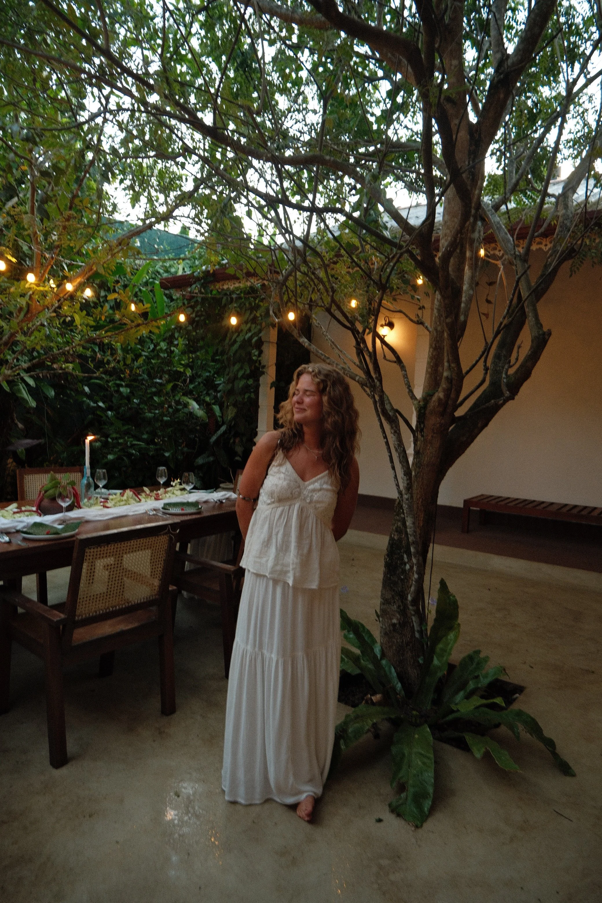 Guests at the villa.