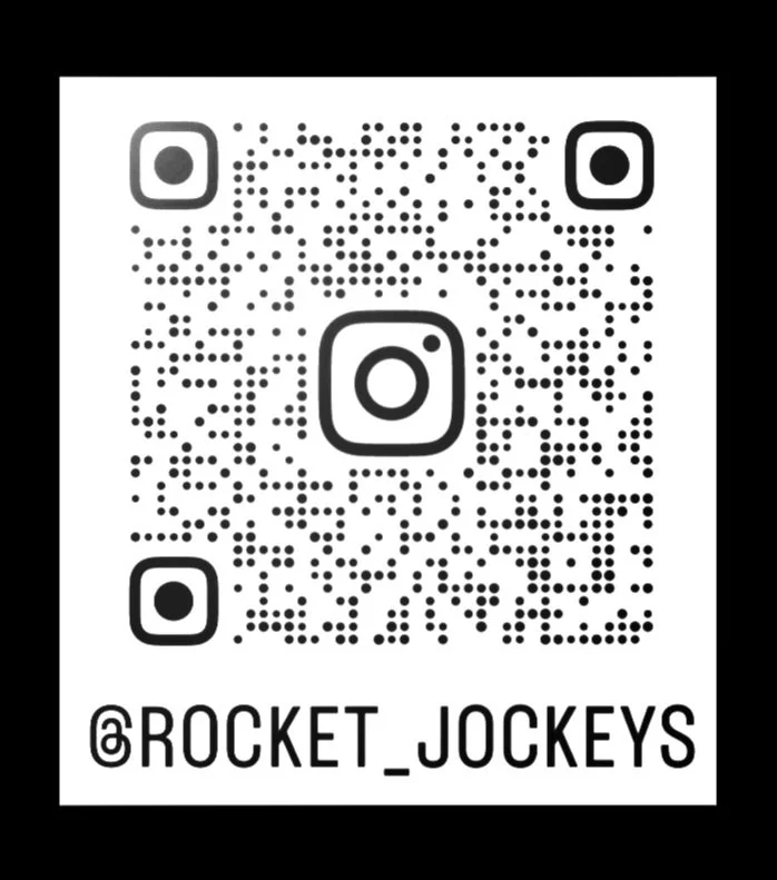 Instagram QR code with username @ROCKET_JOCKEYS