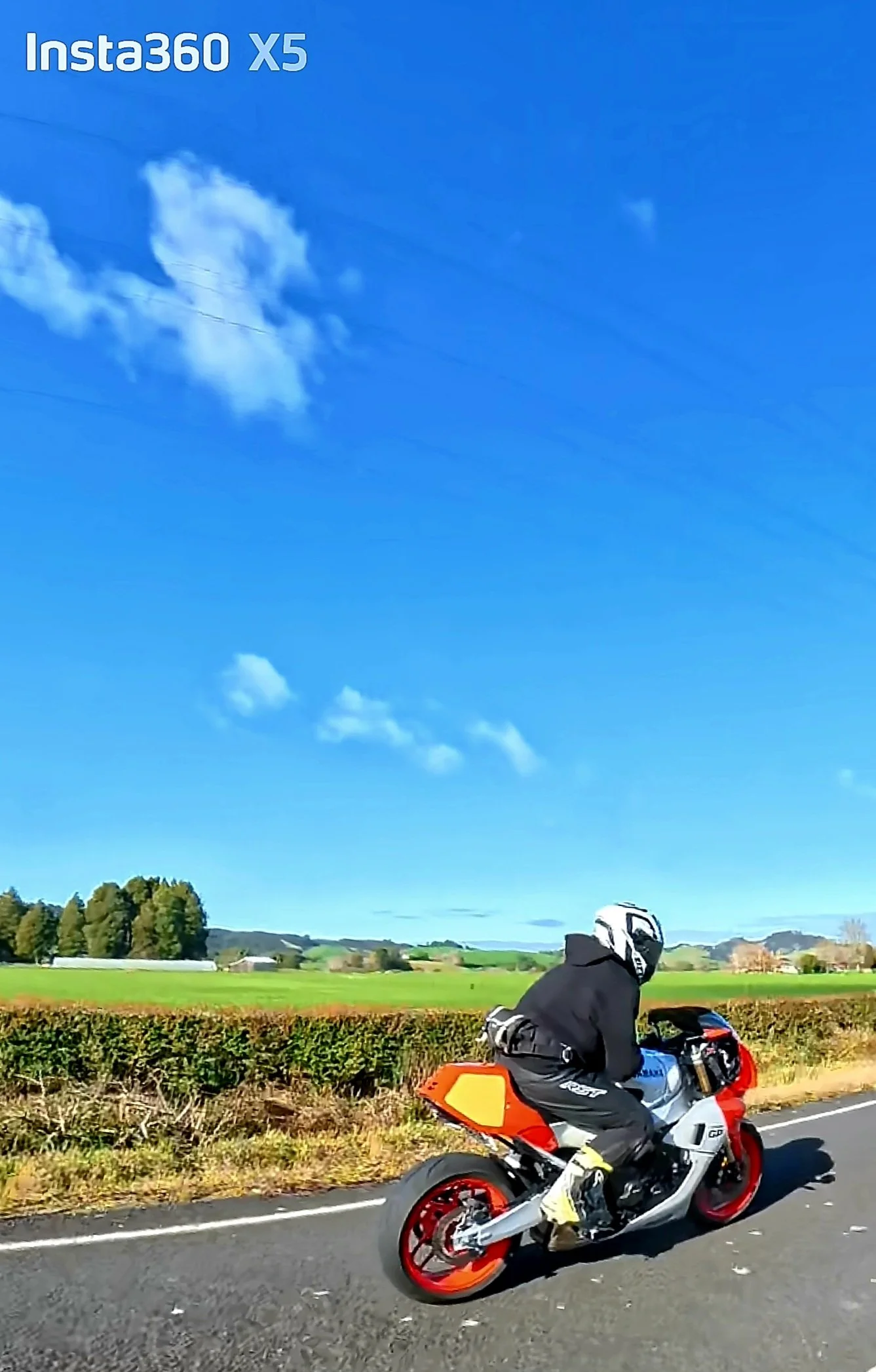 XSR900 GP on the run