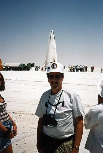 Richard Clar at test launch of the DC-XA
White Sands Missile Range, New Mexico
1996