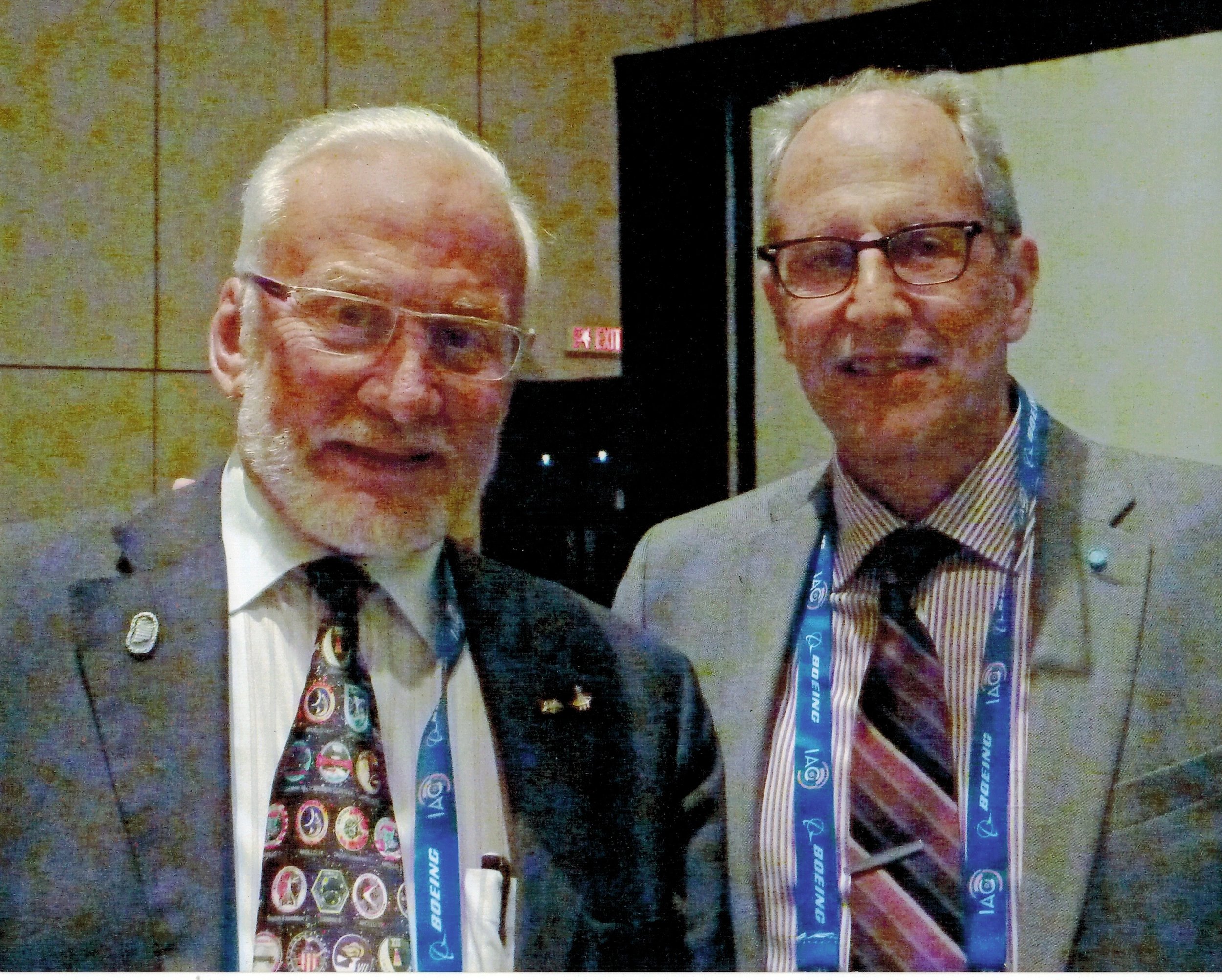 Buzz Aldrin and Richard Clar