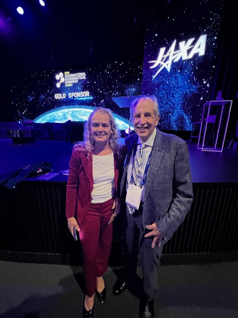 Julie Payette and Richard Clar