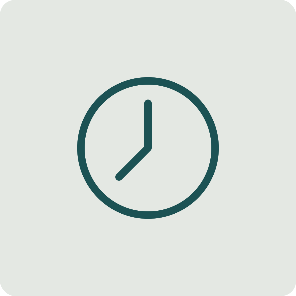 Minimalist clock showing 8:00.