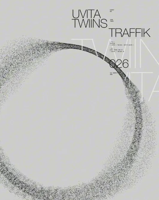 Artwork of "TRAFFIK EP" EP by "UVITA", "LAMPETEE" Feautiring "Motip White".