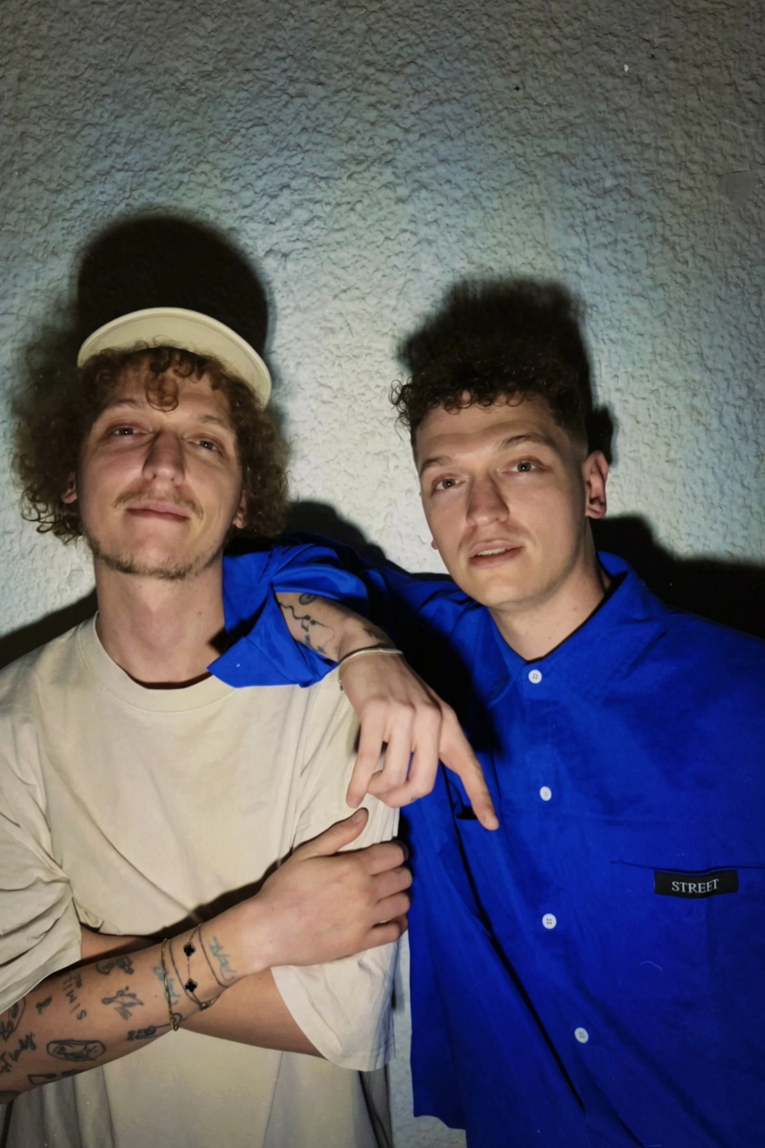 Press Picture of Merter and Mertchan Tzivan Sali, two Members of "LAMPETEE"