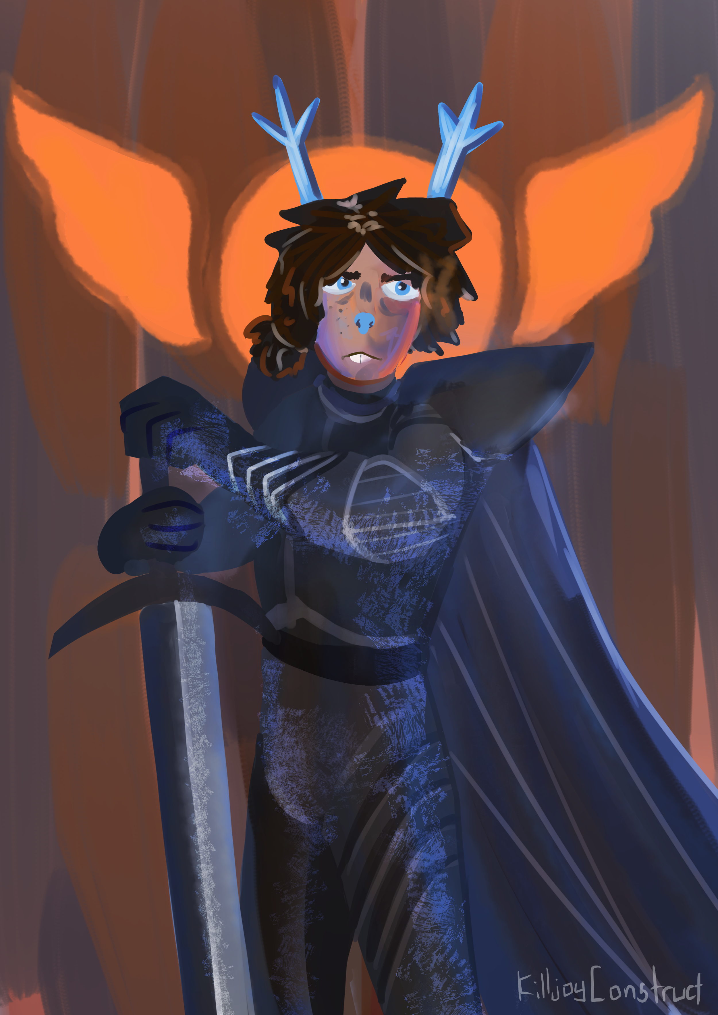 The Roaring Saint (Deltarune Fanart)