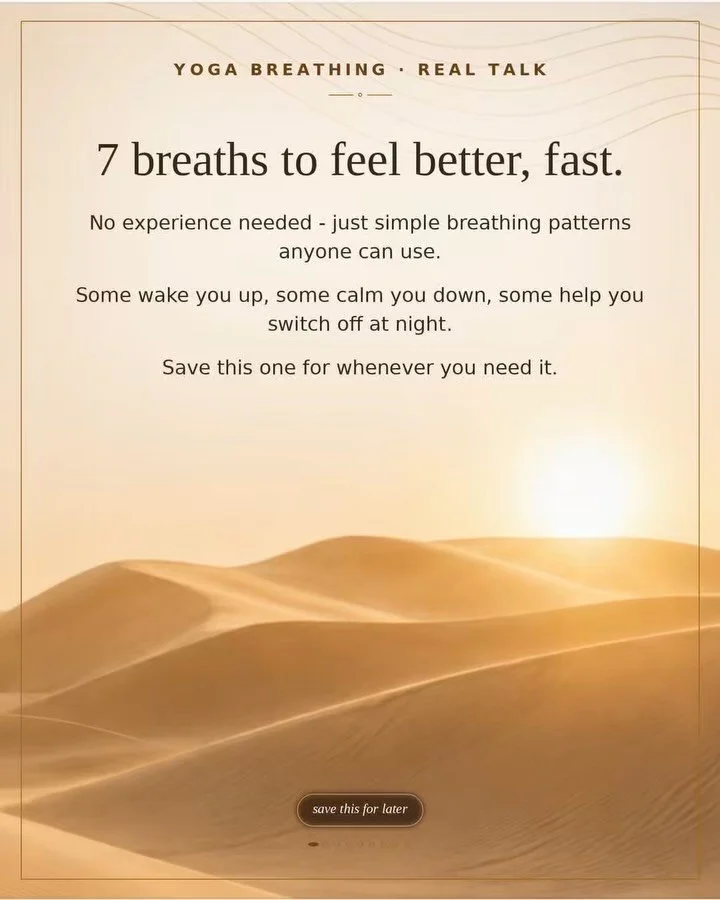 You don&rsquo;t need to calm down. 🤍
You need to know which button to press! ✨

Your breath is the control panel for your nervous system &mdash; Yoga has known that for thousands of years! 

Pranayama (breathwork) is the 4th of the 8 limbs: the brid