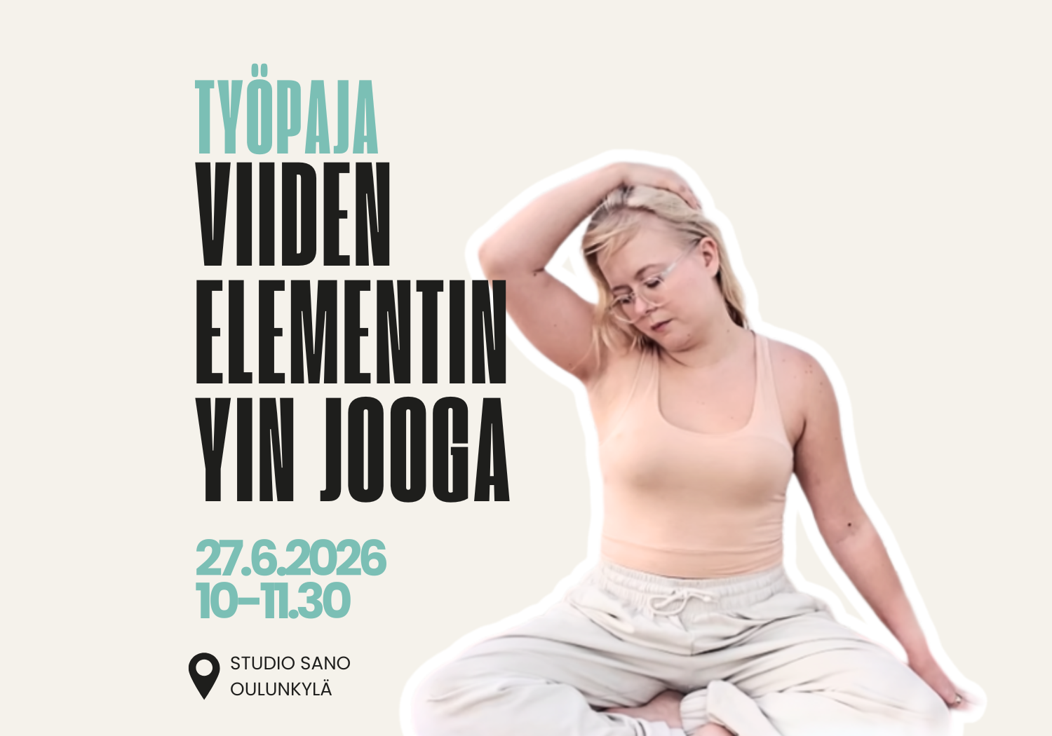TYÖPAJA: Viiden Elementin Yin Jooga
