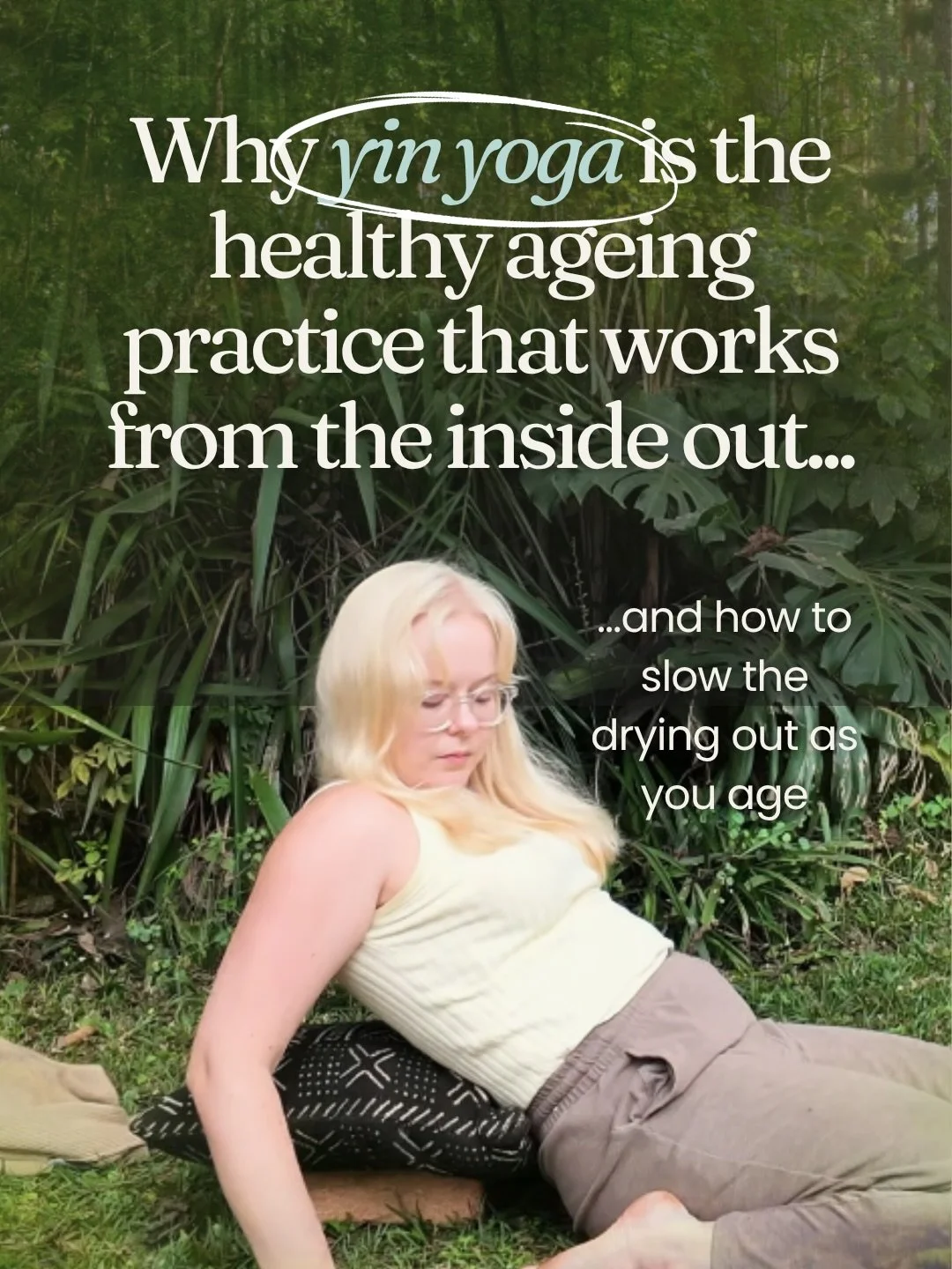What is yoga for healthy ageing?

Everyone talks about staying flexible as you age. But the real flex is staying hydrated. 

Yin yoga is one of the few practices that targets both fascia hydration and joint strengthening with a single hold by stimula