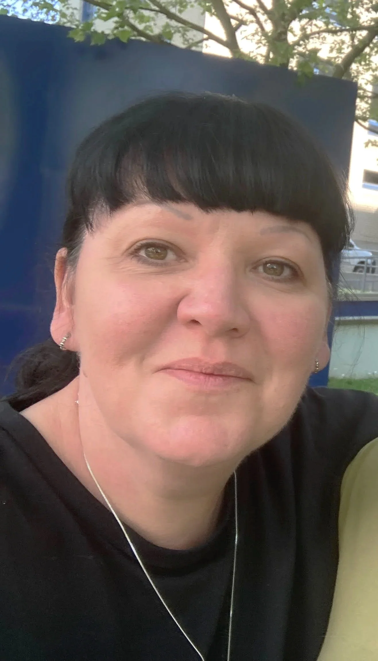 Close-up of a Sally Newman, fundraising profressional