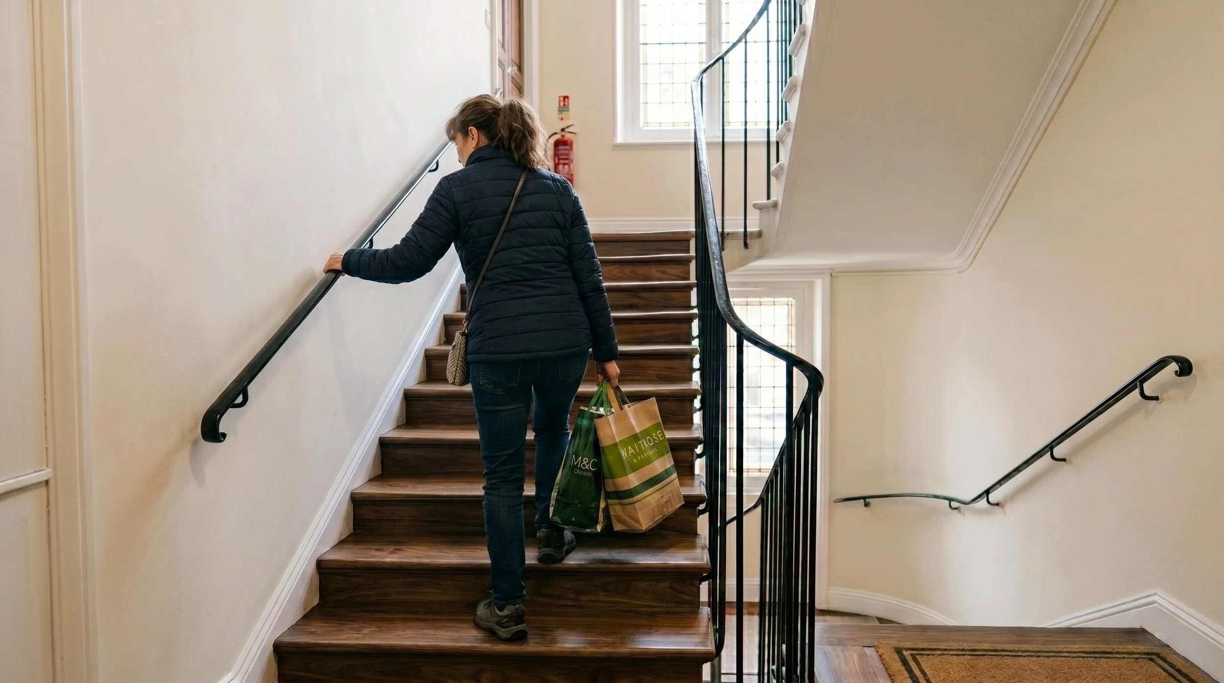 Como subir la compra a un quinto sin ascensor