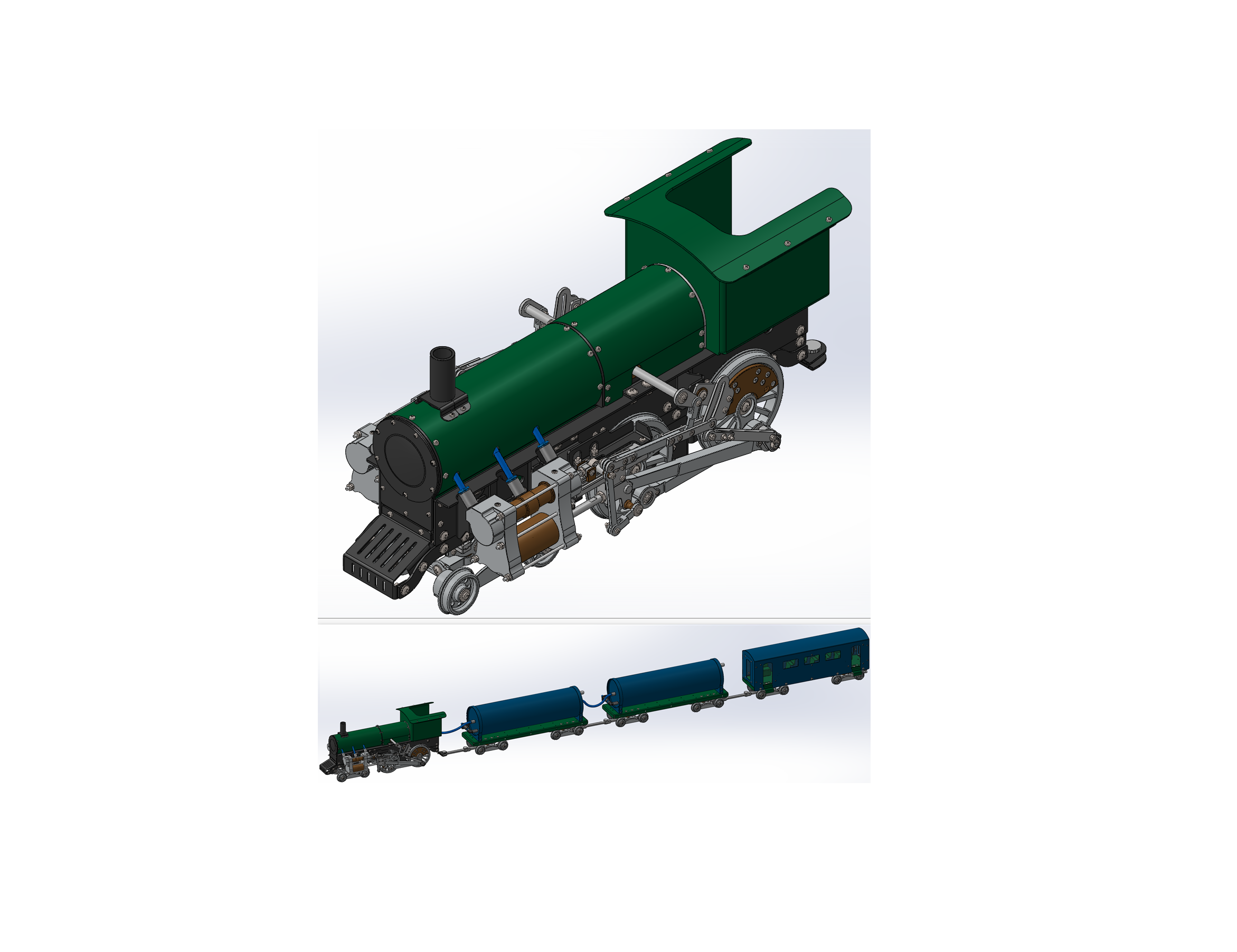 Metal Kit Train