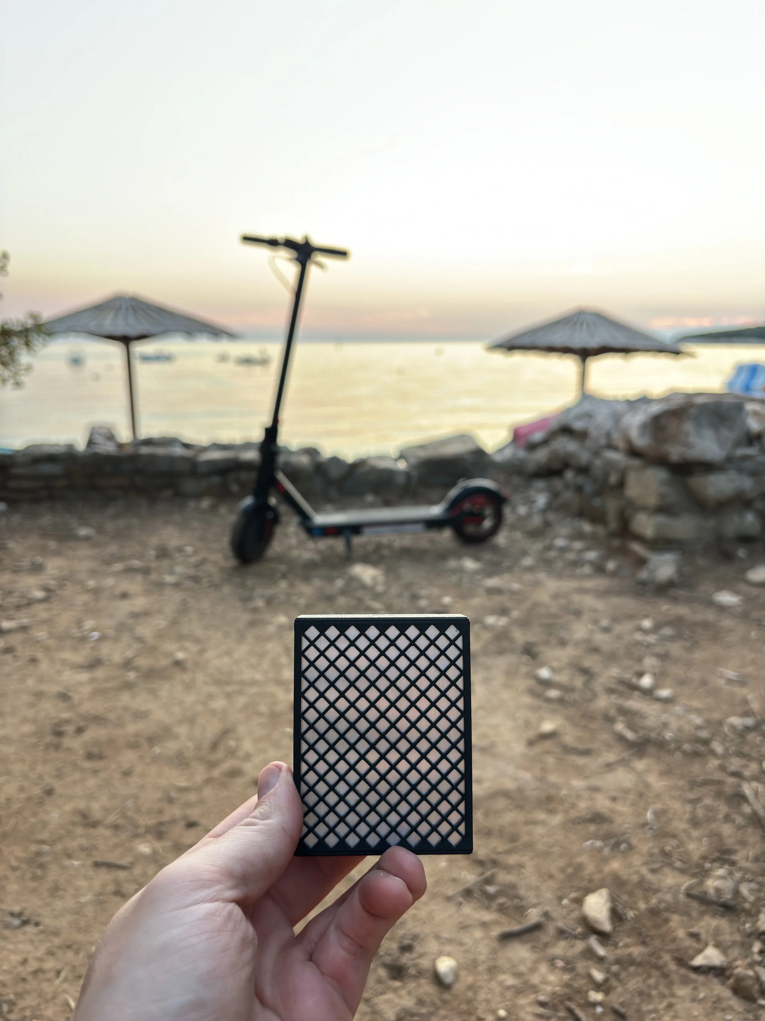 TravelWatt user on a camping trip
