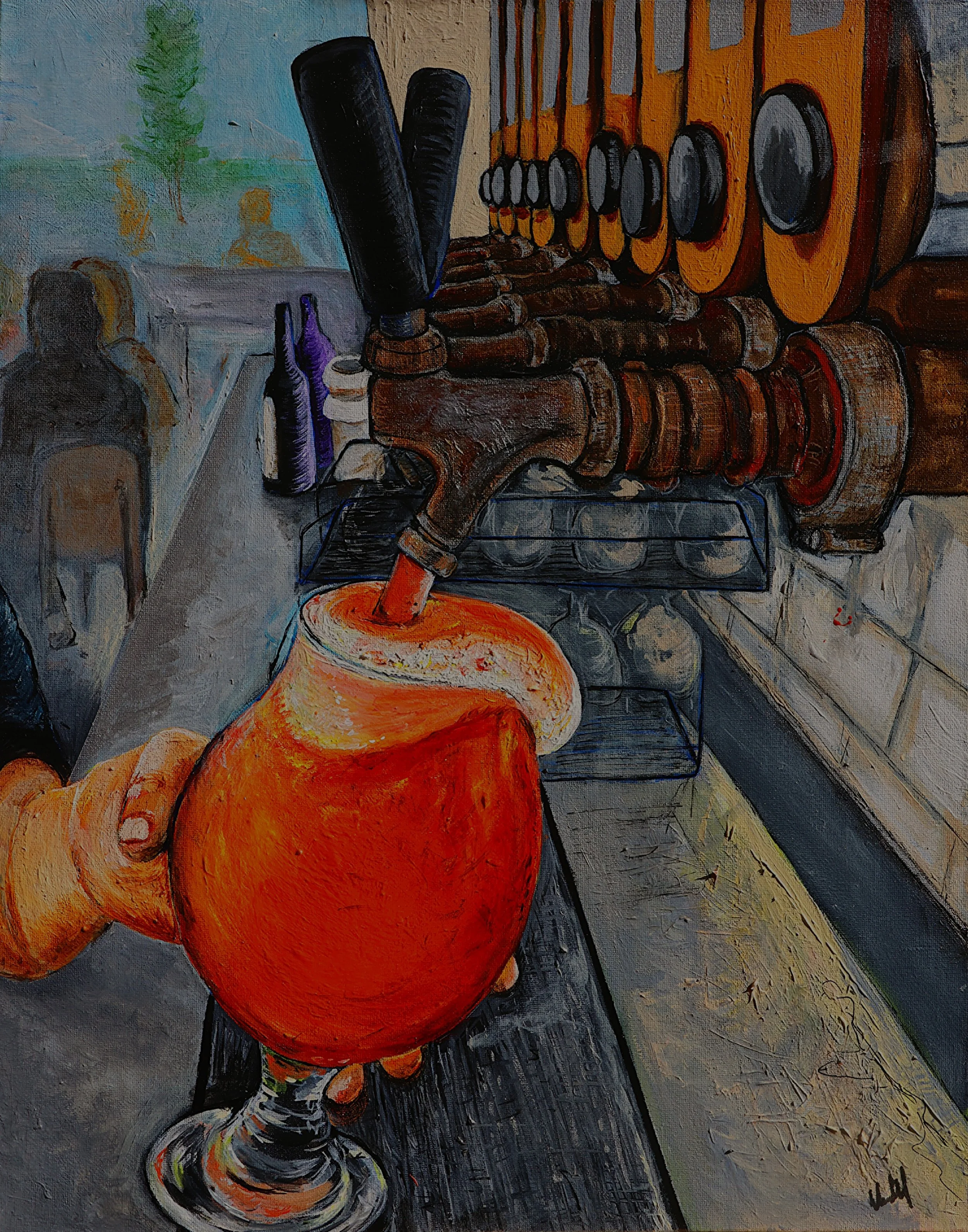 Just Tapped - Original Fine Art Print