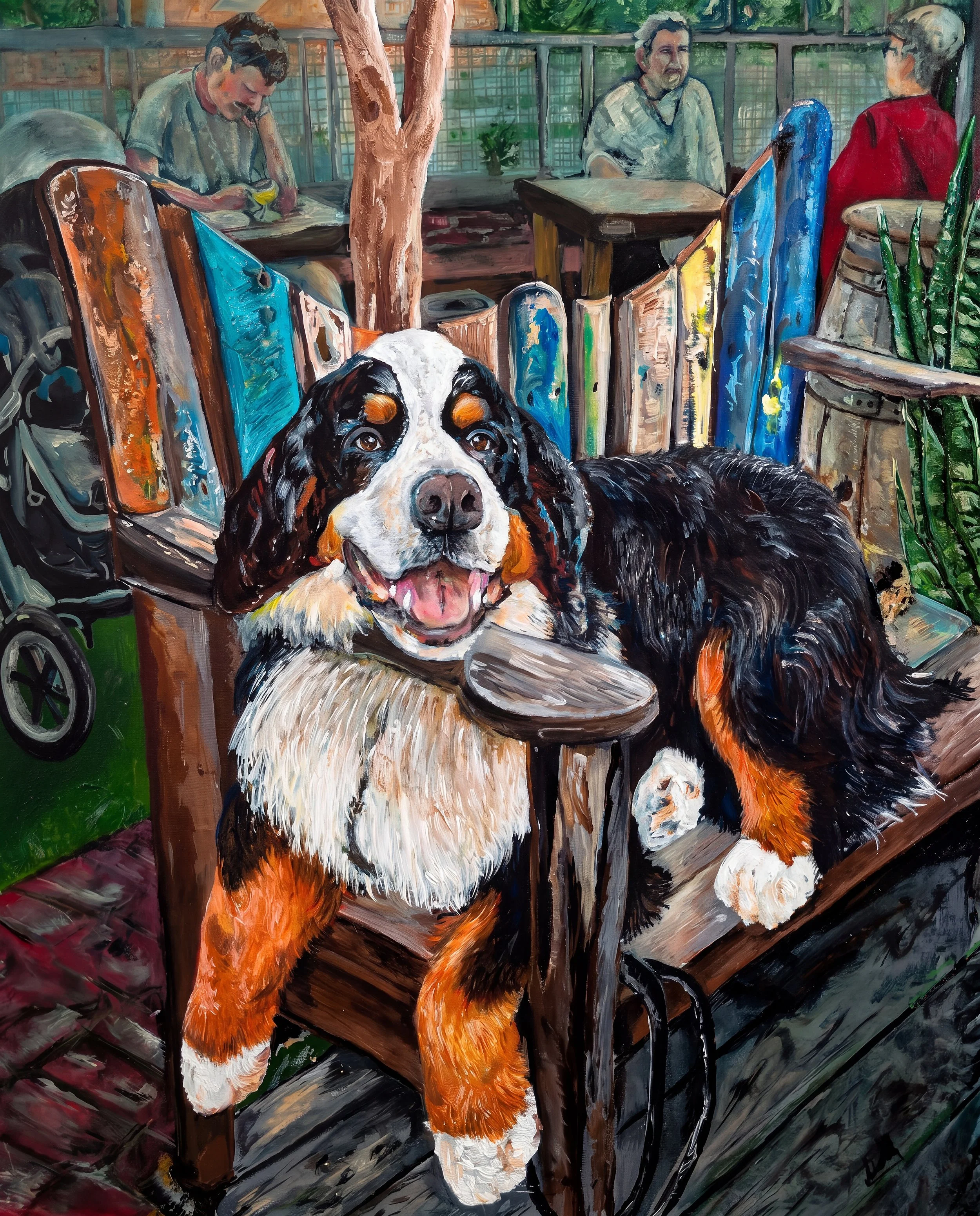 Baloo's Bench - Original Fine Art Print