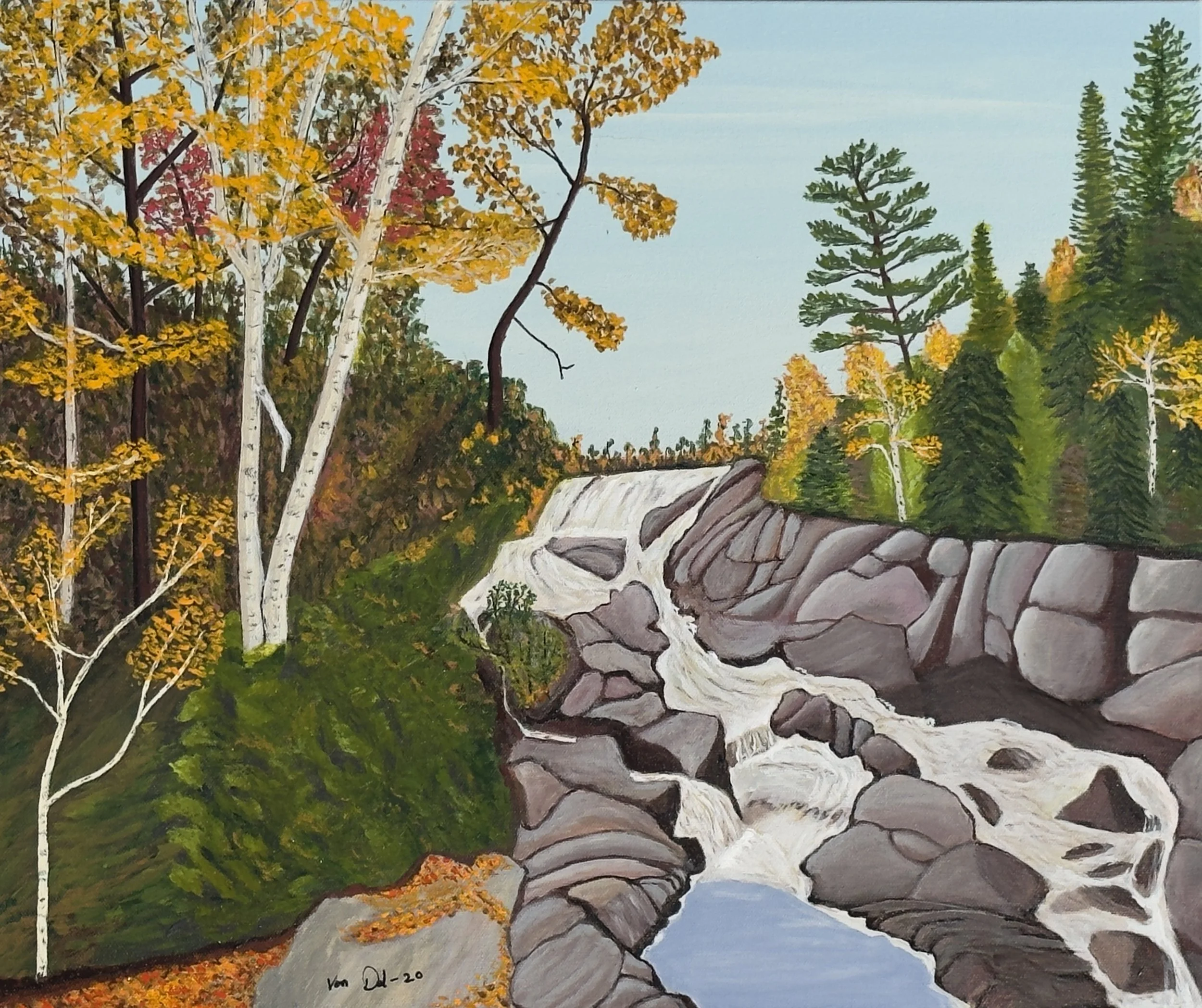 River - acrylic on canvas - 