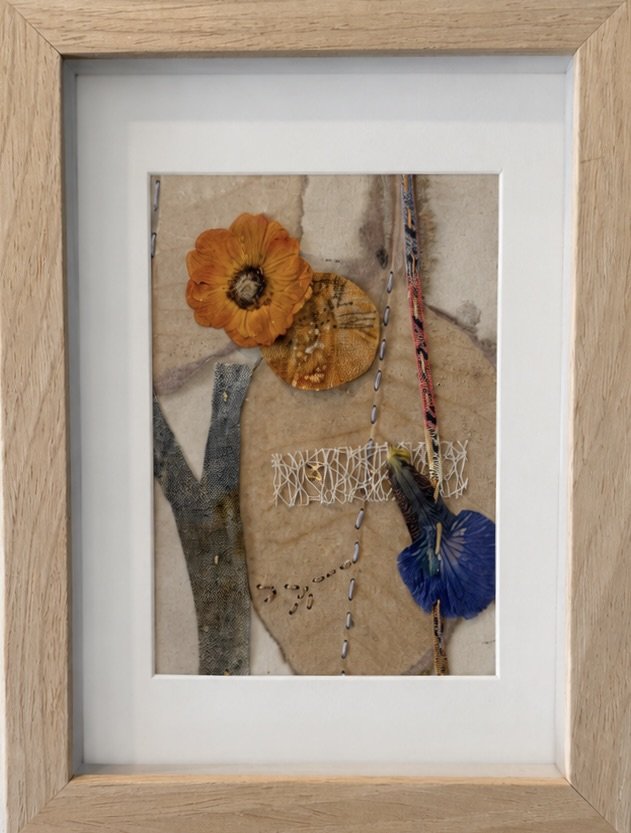 Petal, 2026
abstract Botanical textile collage
5.5 x 7.5 x 2 deep