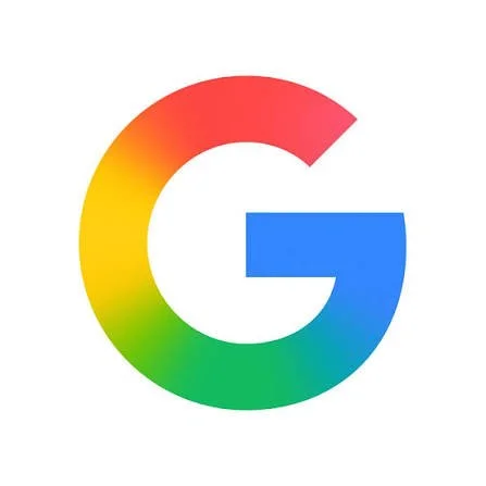Logo de Google avec un dégradé de couleurs arc-en-ciel