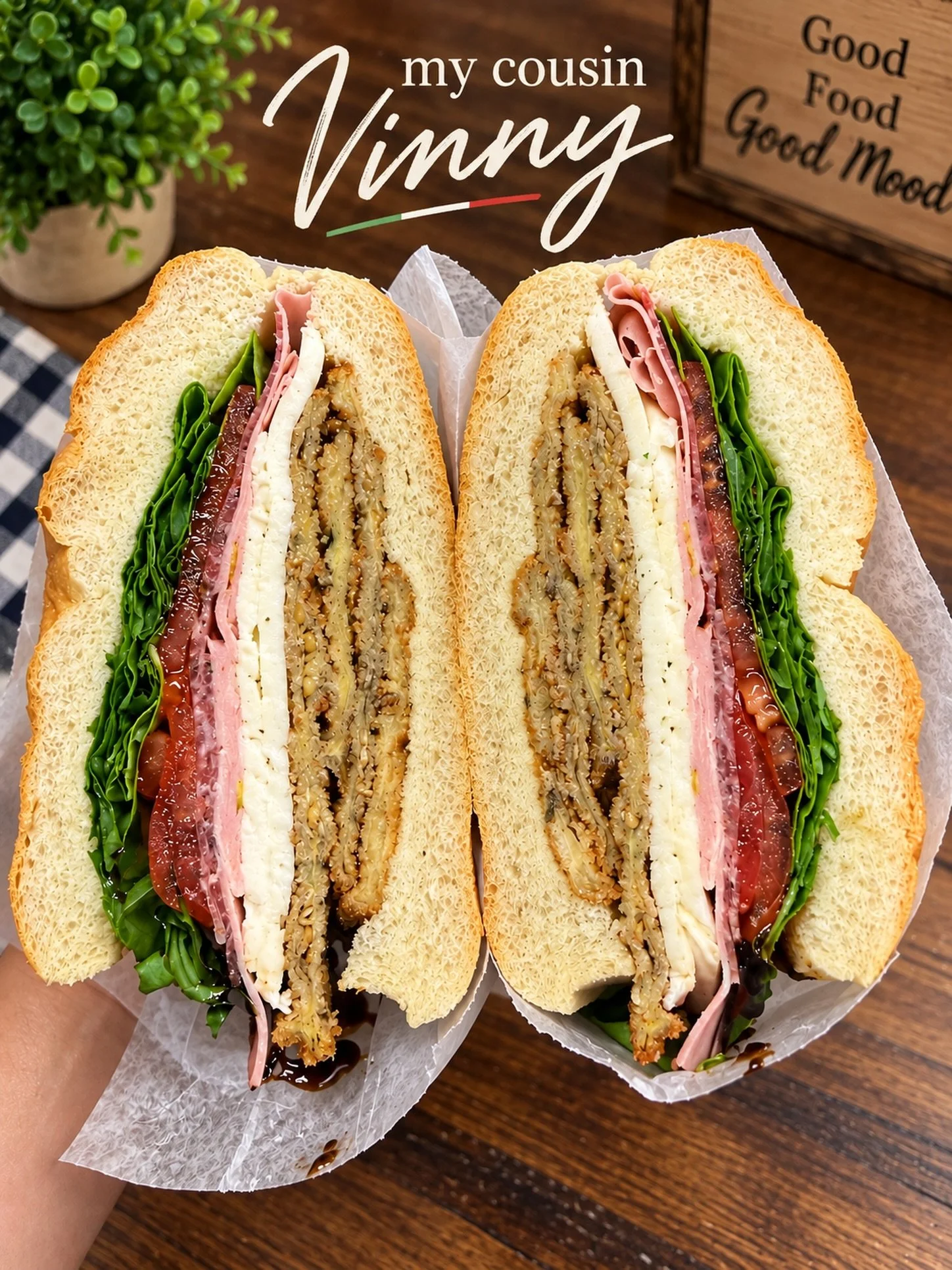 Featuring&hellip; 

🚨MY COUSIN VINNY 🇮🇹🤌🏻

- Fried eggplant, mortadella, sweet soppressata fresh mozzarella, tomato, arugula, and balsamic glaze! 

📍Arthur Avenue Deli 
926 US 6 
Mahopac, NY 10541 

Www.arthuravemahopac.com
**AVAILABLE ON DOORD