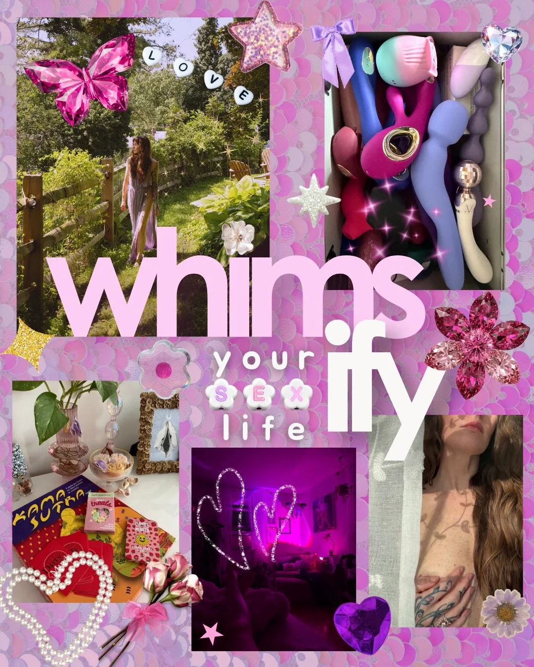 As someone who came out of the womb whimsical AF, I love that others are looking for ways to make their lives more whimsical. 

Bringing whimsy into your s🪩x life can help take the monotony and pressure that often comes with s*x after kids. 

Monoto