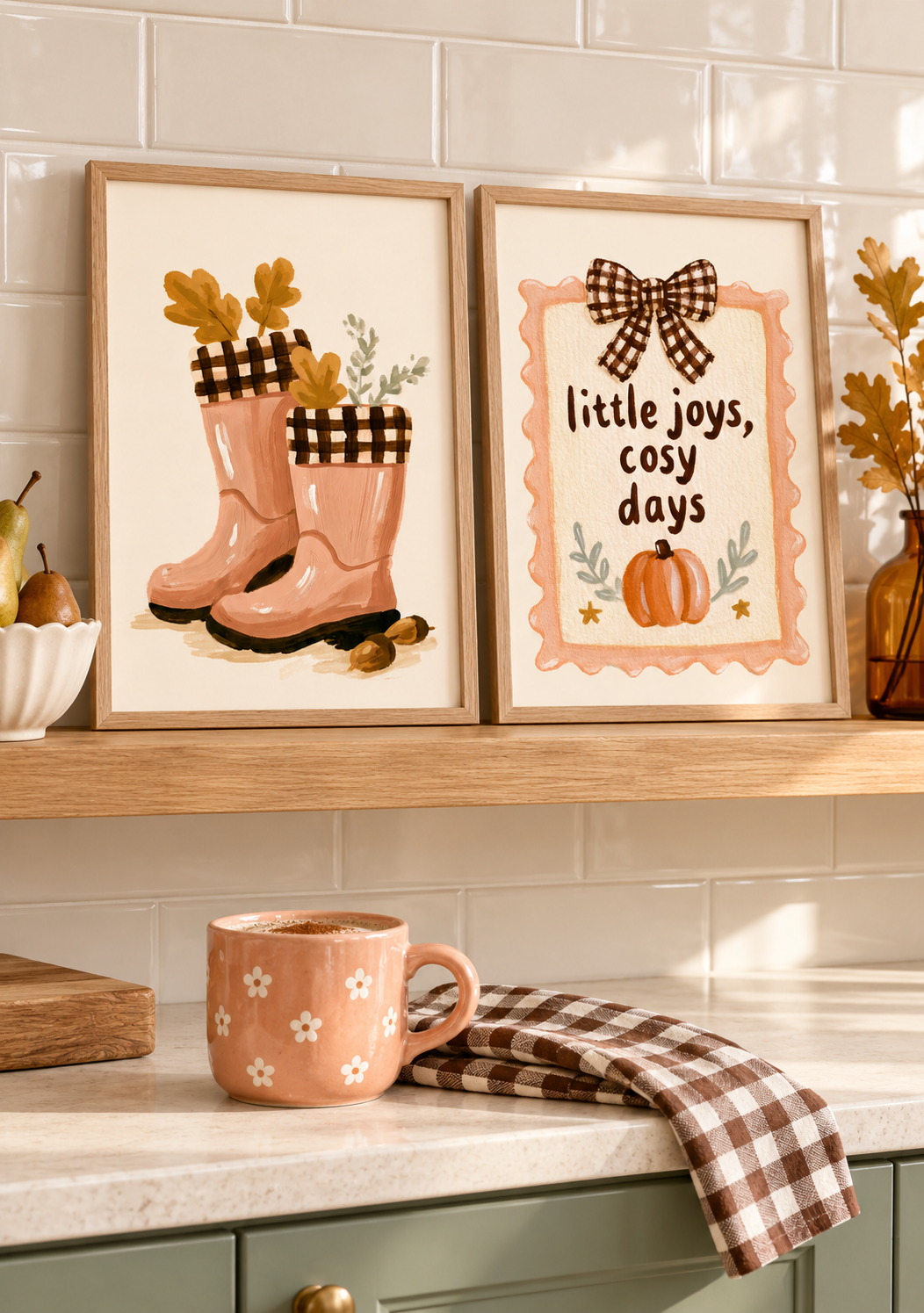 Cozy autumn kitchen art pair.png