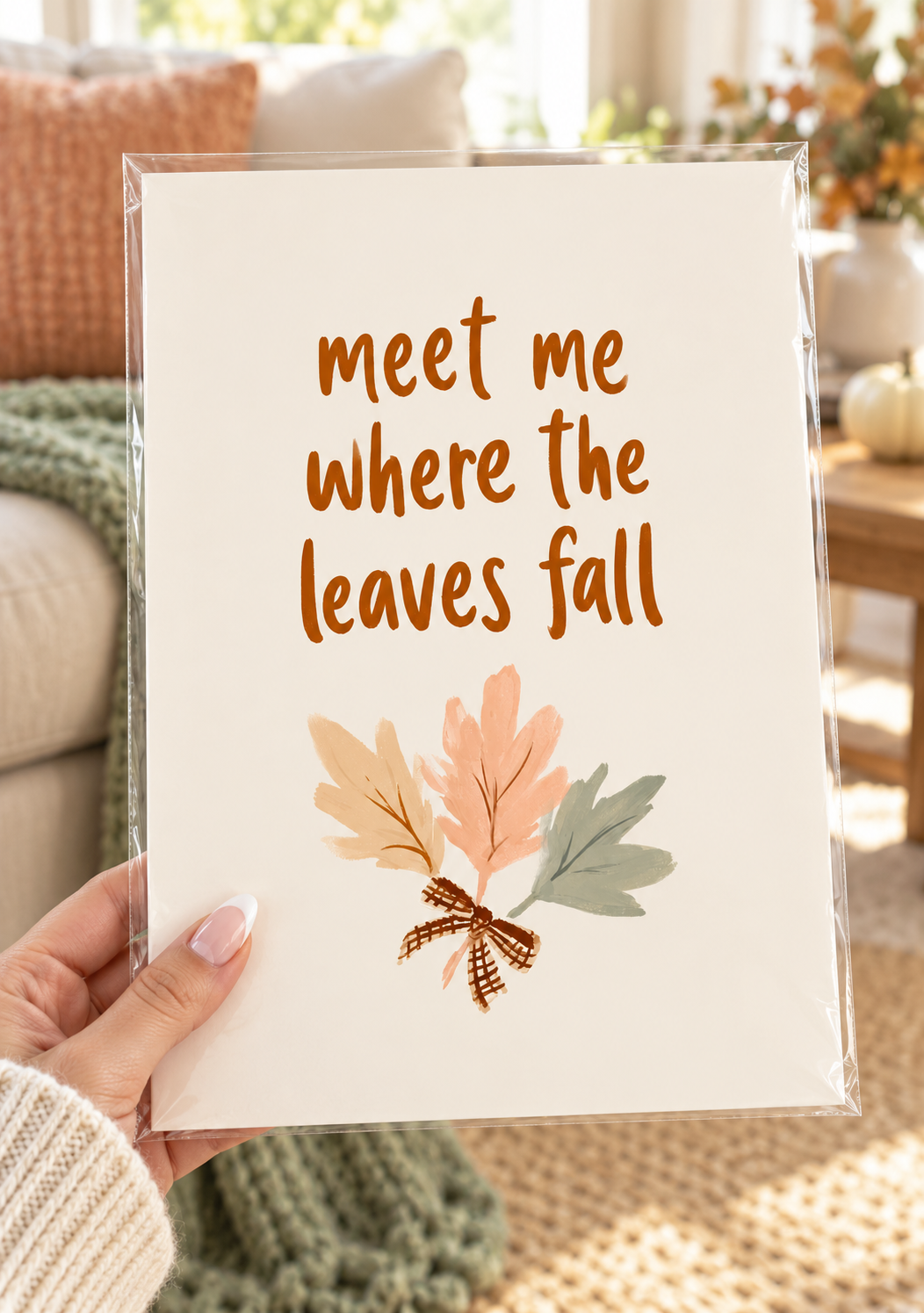 Autumn Leaves Print in Clear Sleeve.png