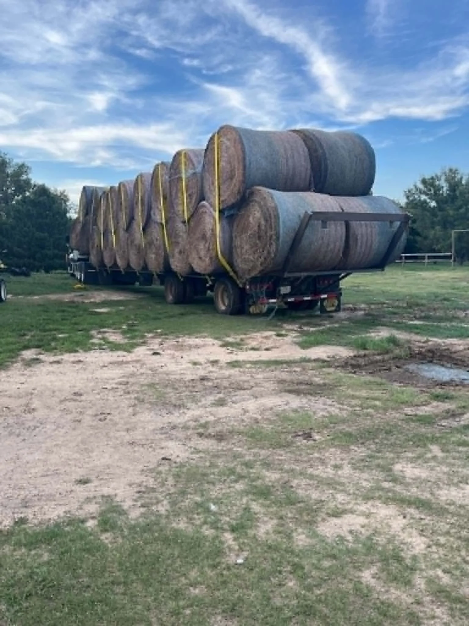 Drop Deck Hay Trailer Kansas