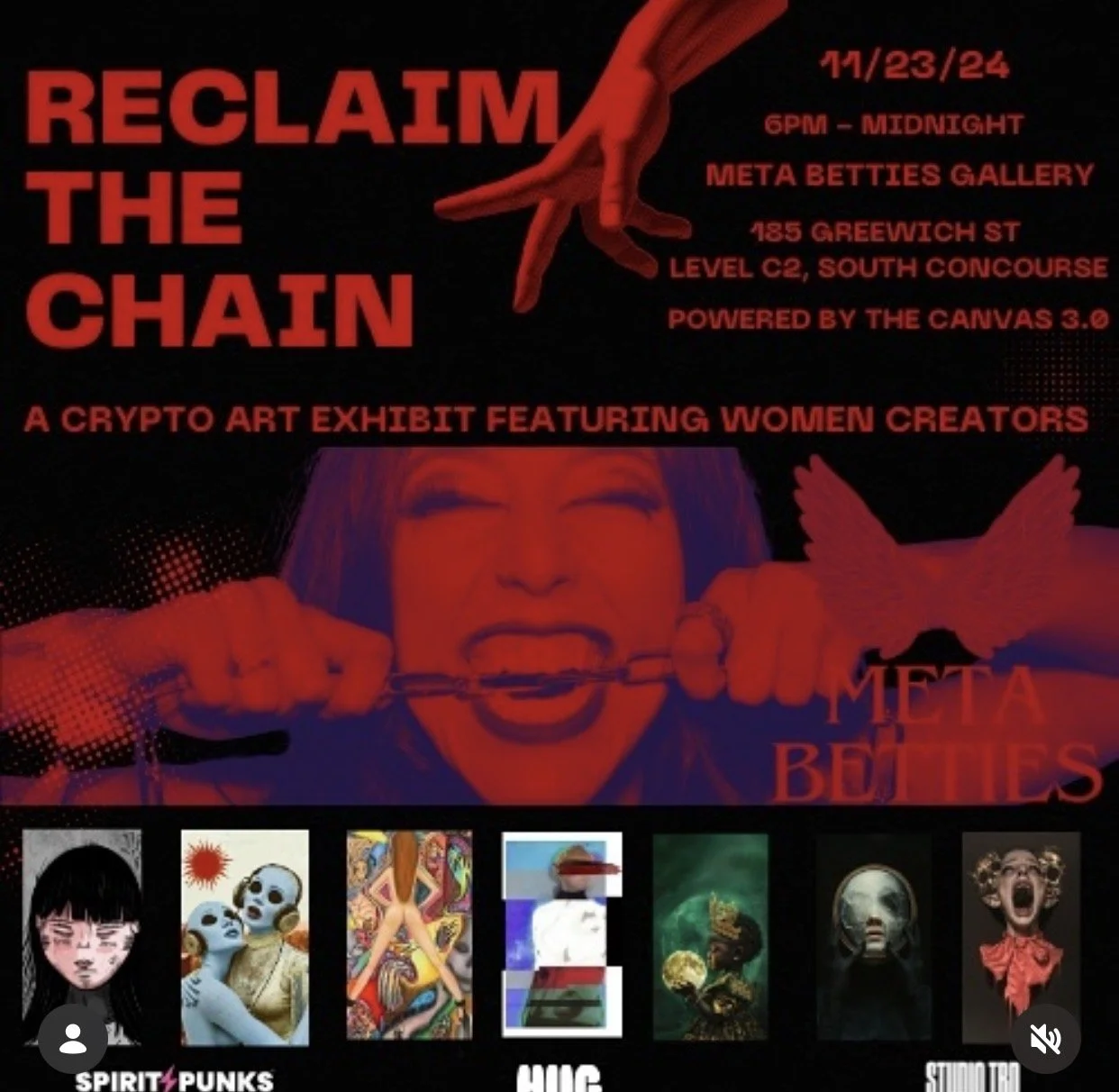 Metabetties: "Reclaim the Chain" and "Autonomy in the Age of Defiance", NYC, 2024