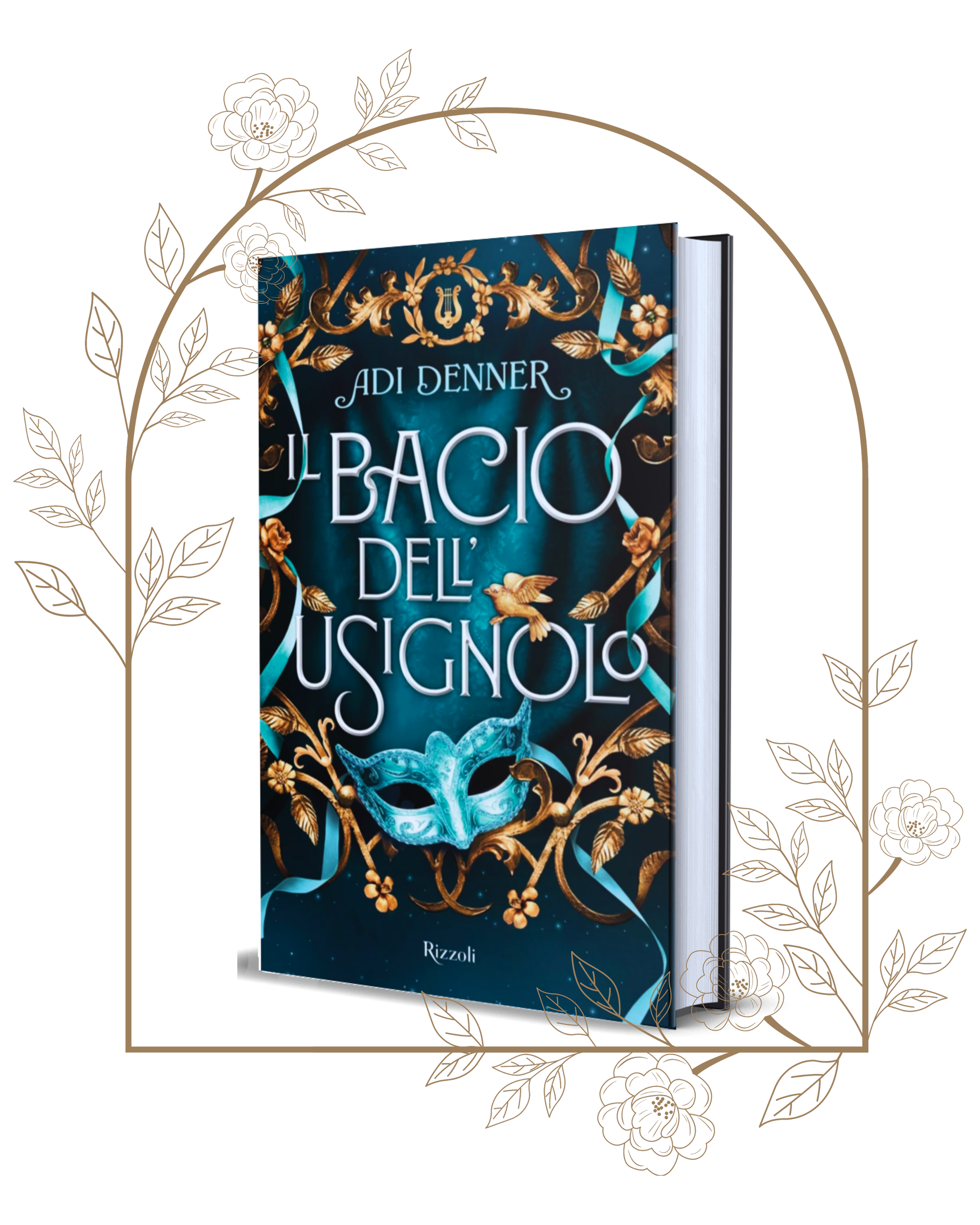 Cover of the Italian edition of The Kiss of the Nightingale by Adi Denner