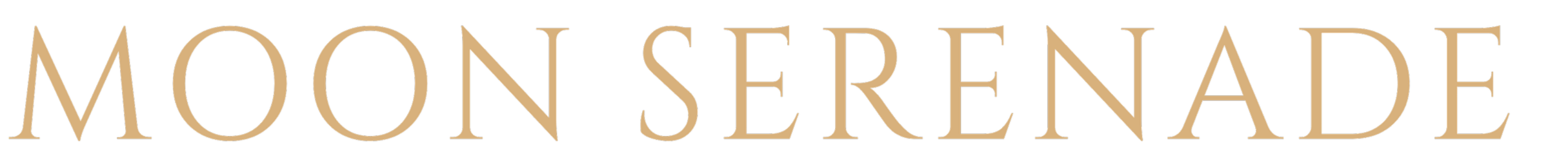 Text reading 'Moon Serenade' in gold