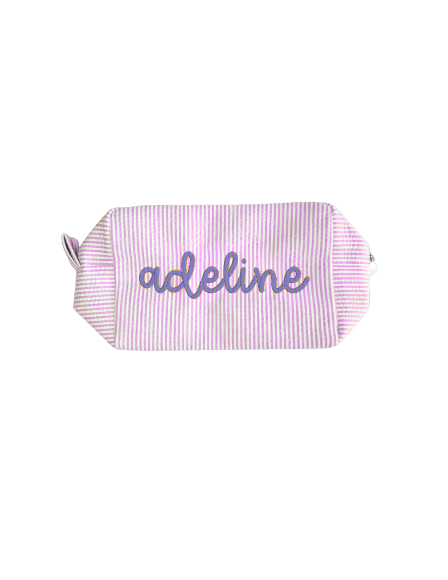 Seersucker Everyday Pouch