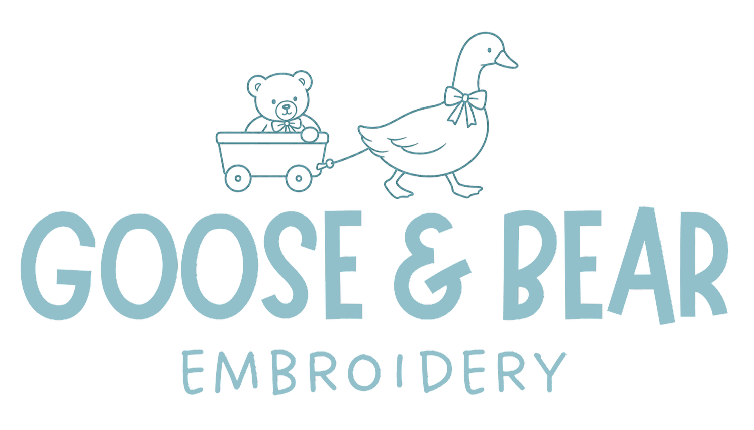 Goose &amp; Bear Embroidery