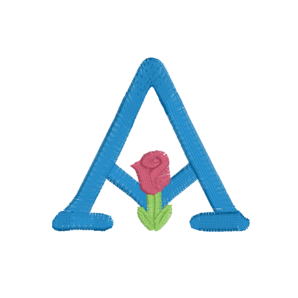 Flowers Single Letter 