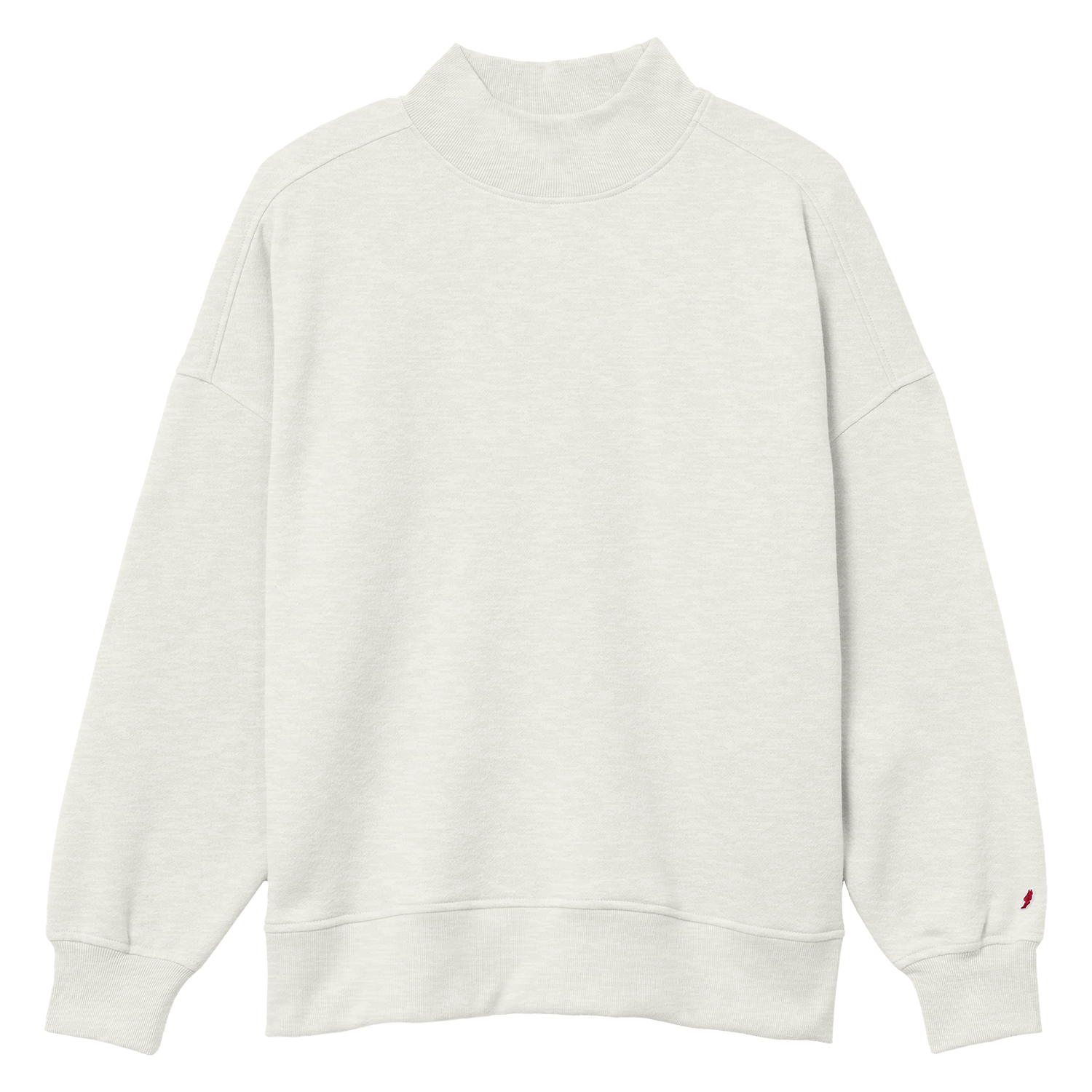 Embroidered League Mock Neck Sweatshirts