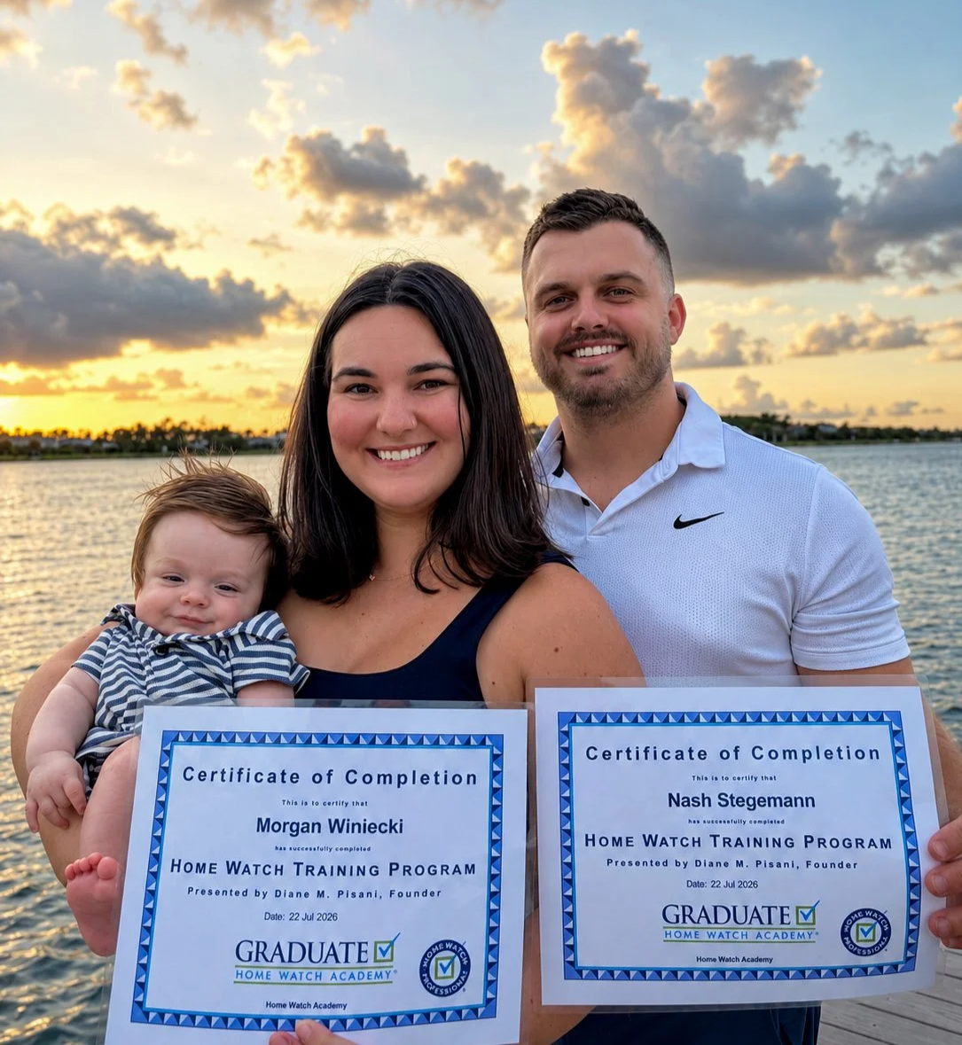 Certified Home Watch Reporters and owners of Corkscrew Home Watch serving seasonal homeowners in Estero and Southwest Florida.