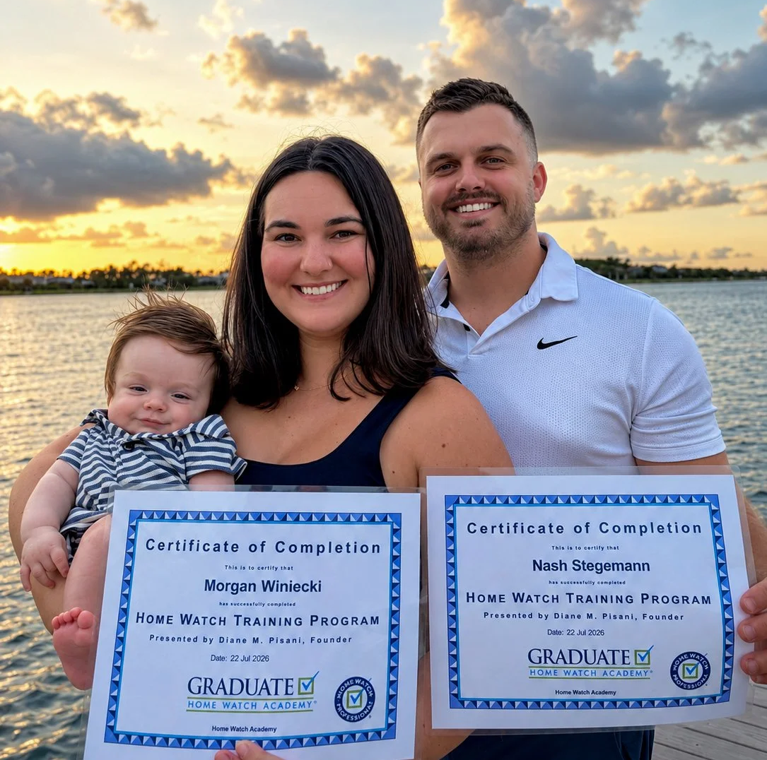 Certified Home Watch Reporters and owners of Corkscrew Home Watch serving seasonal homeowners in Estero and Southwest Florida.