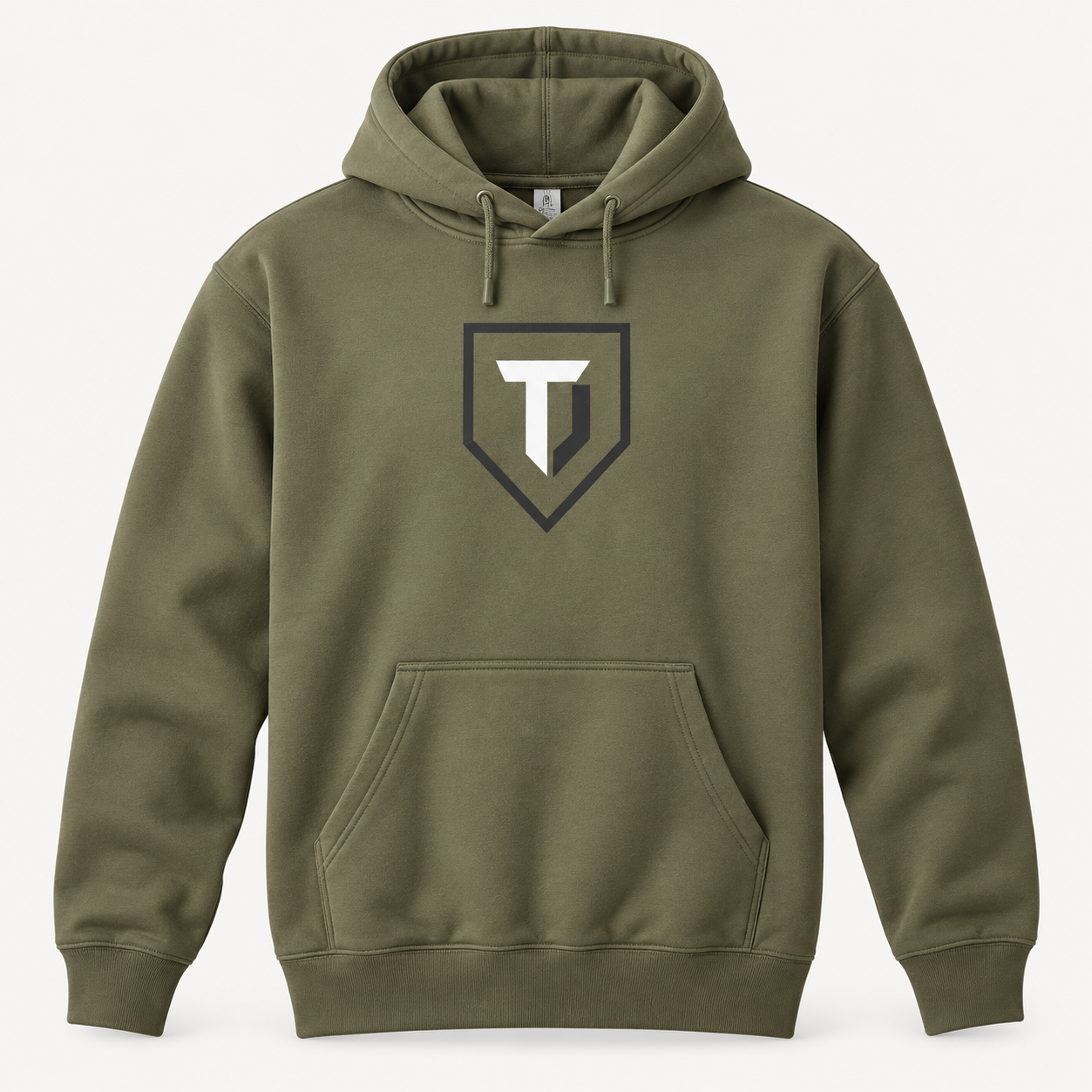 Hoodie Triple Jeu - Vert Olive