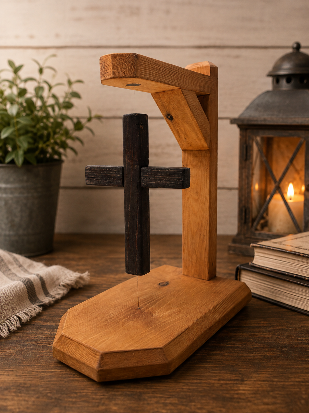 Floating Wooden Cross