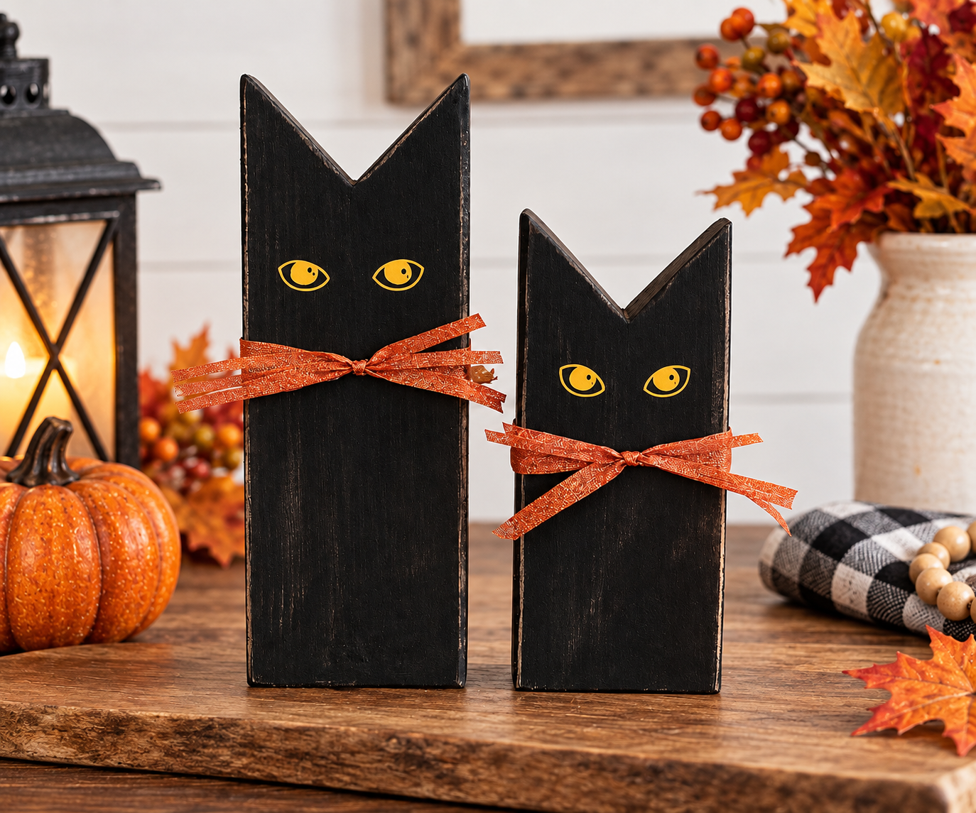 Peek~A~Boo Black Cat Set