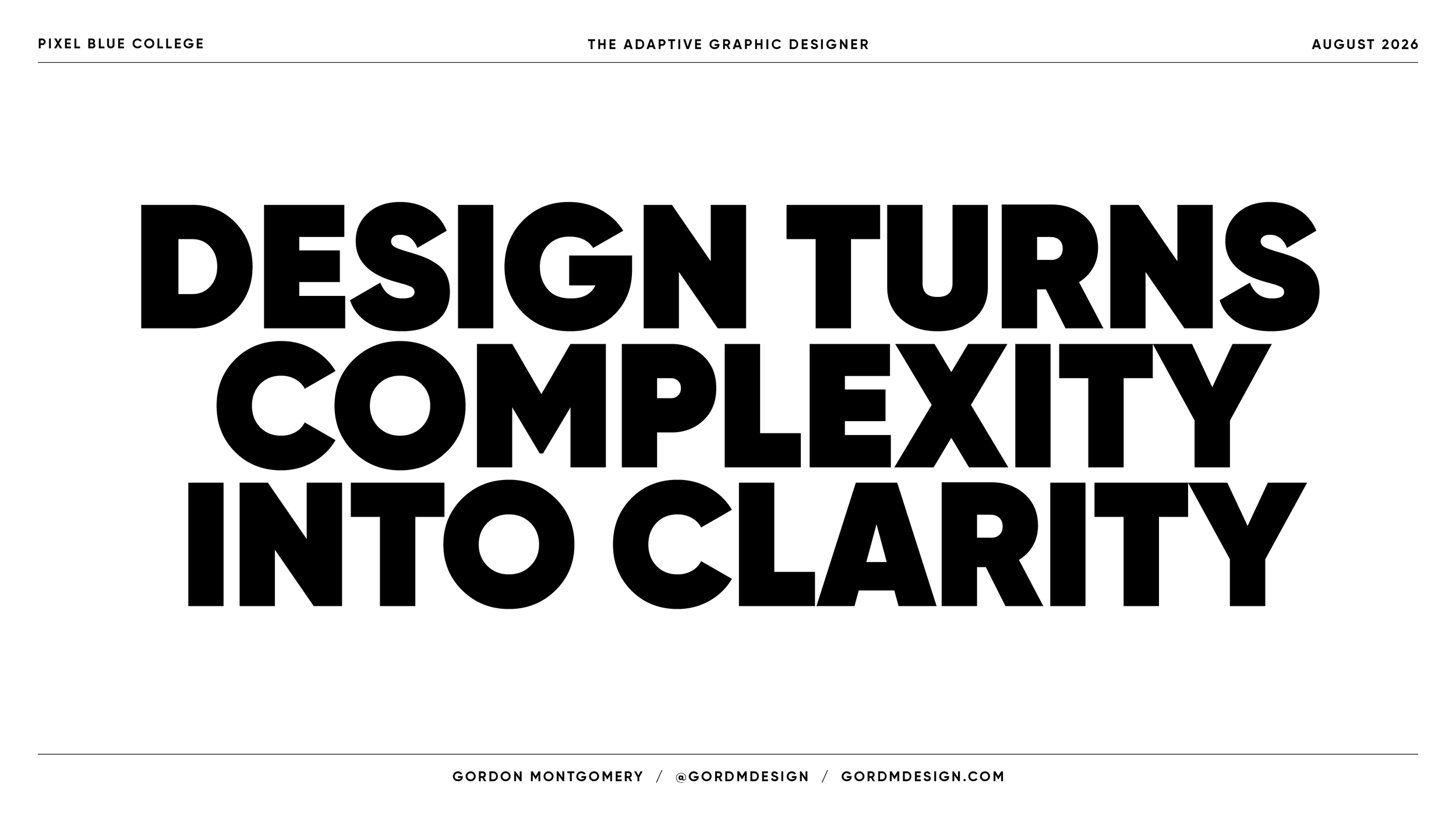 The Adaptive Graphic Designer