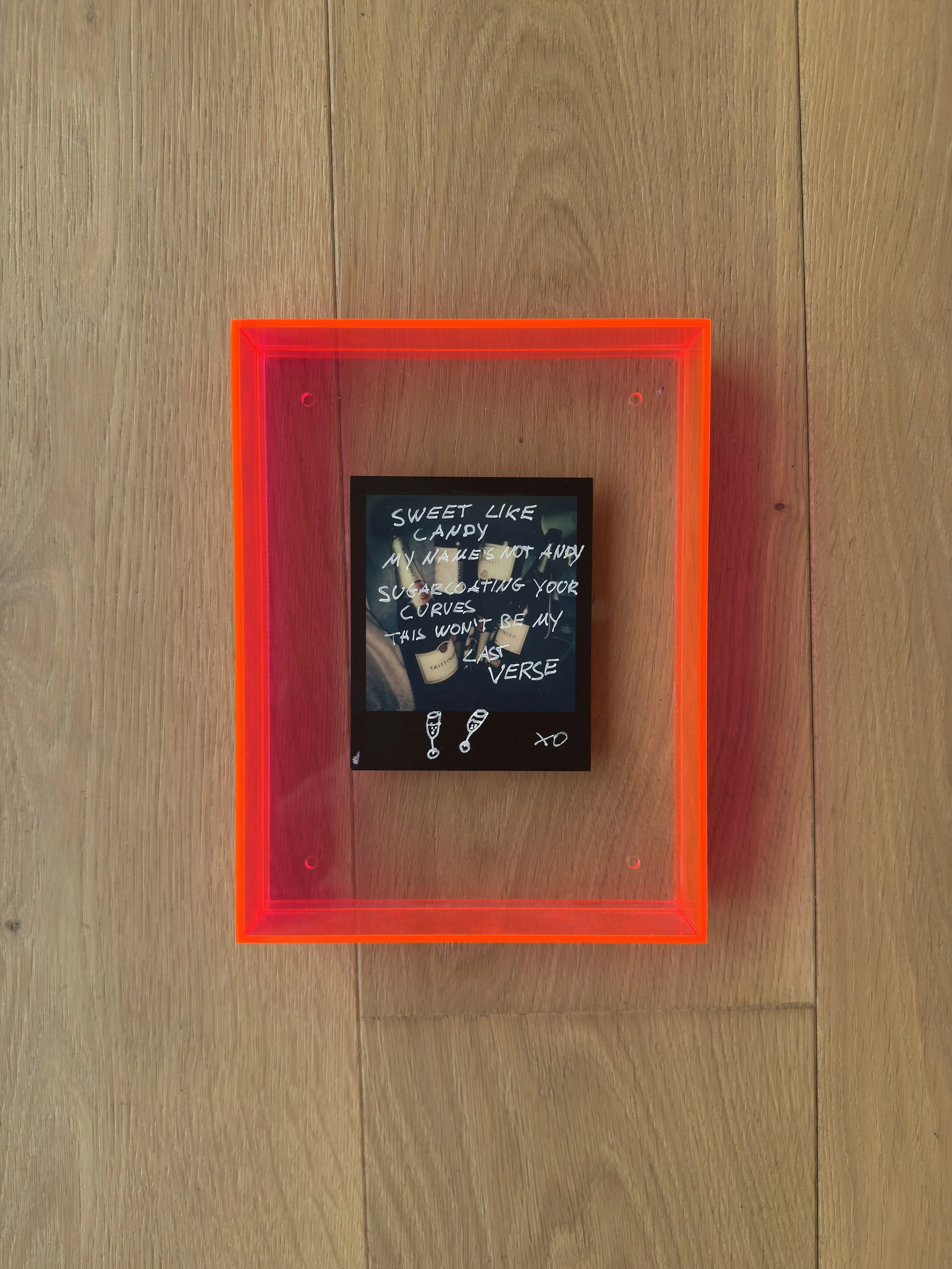 acrylic framed works size xs