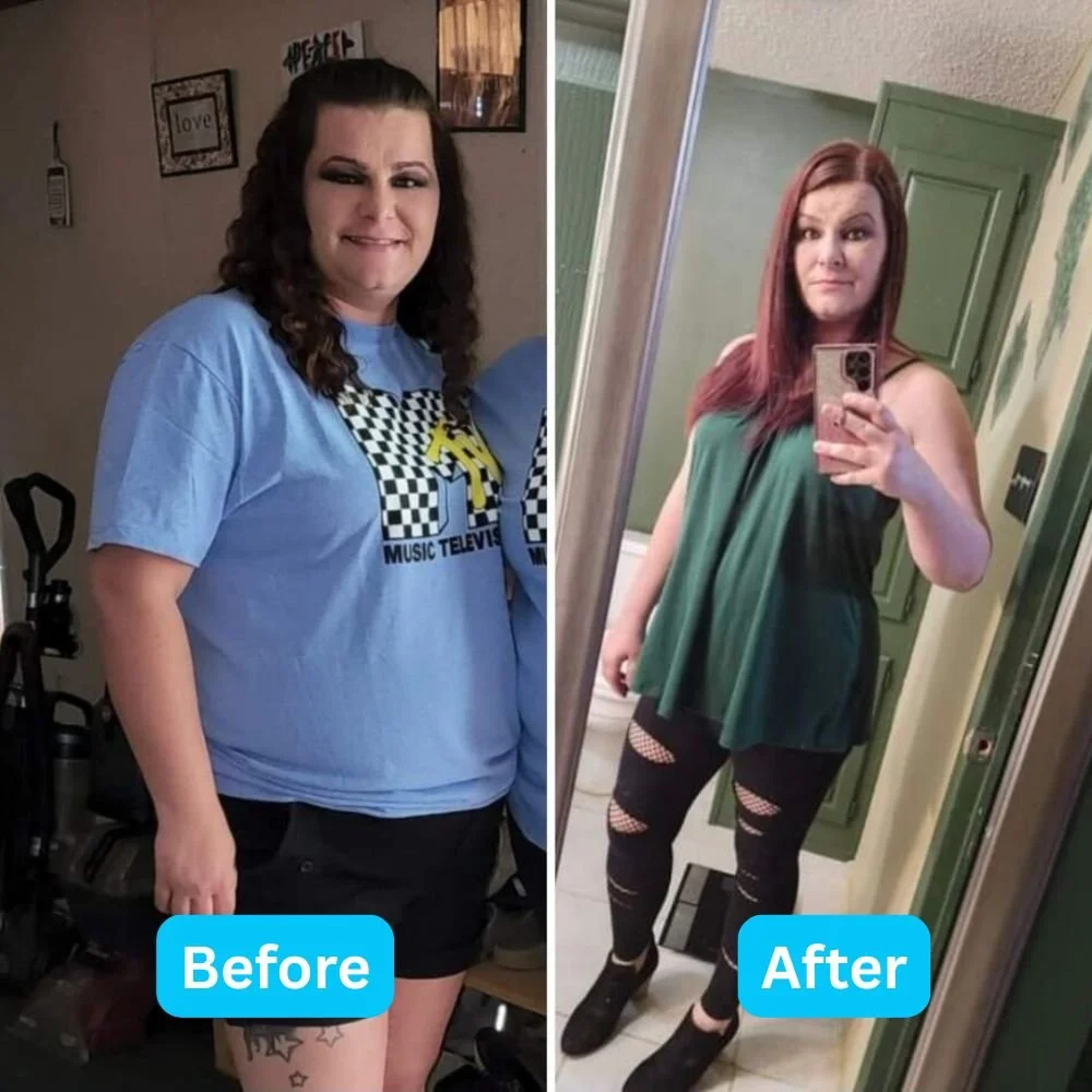 An image of a weight loss patient at IndyCare Health in Kannapolis.