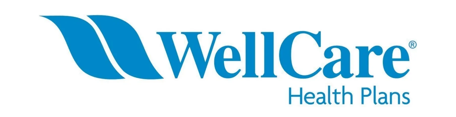 WellCare logo with blue leaves and text, and 'Health Plans' underneath.