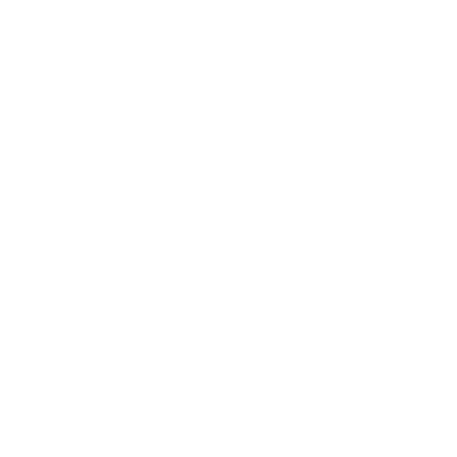 Icon of an ice cream cone with a scoop on top, outlined in white on a black background.