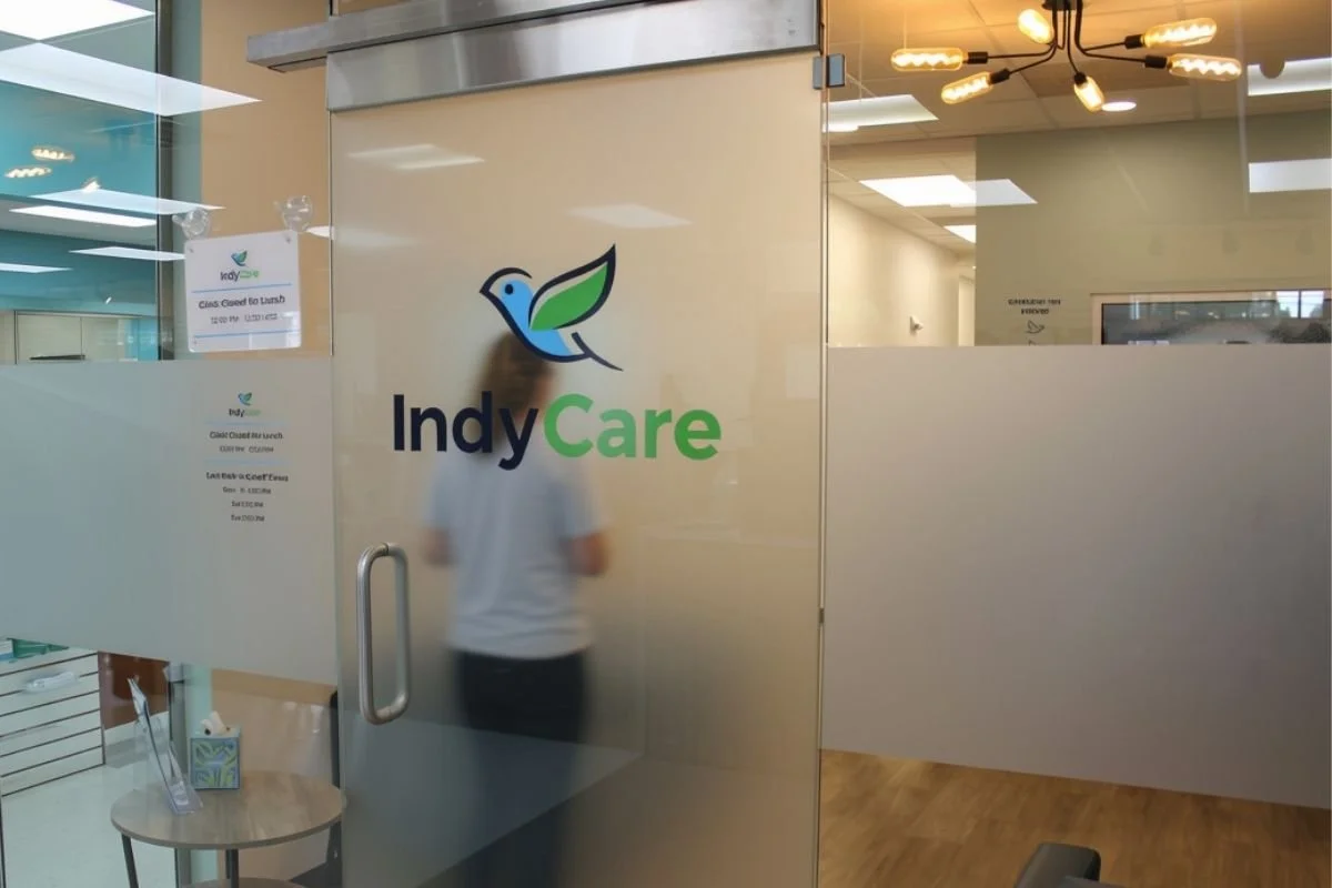 Photo of the waiting area at IndyCare